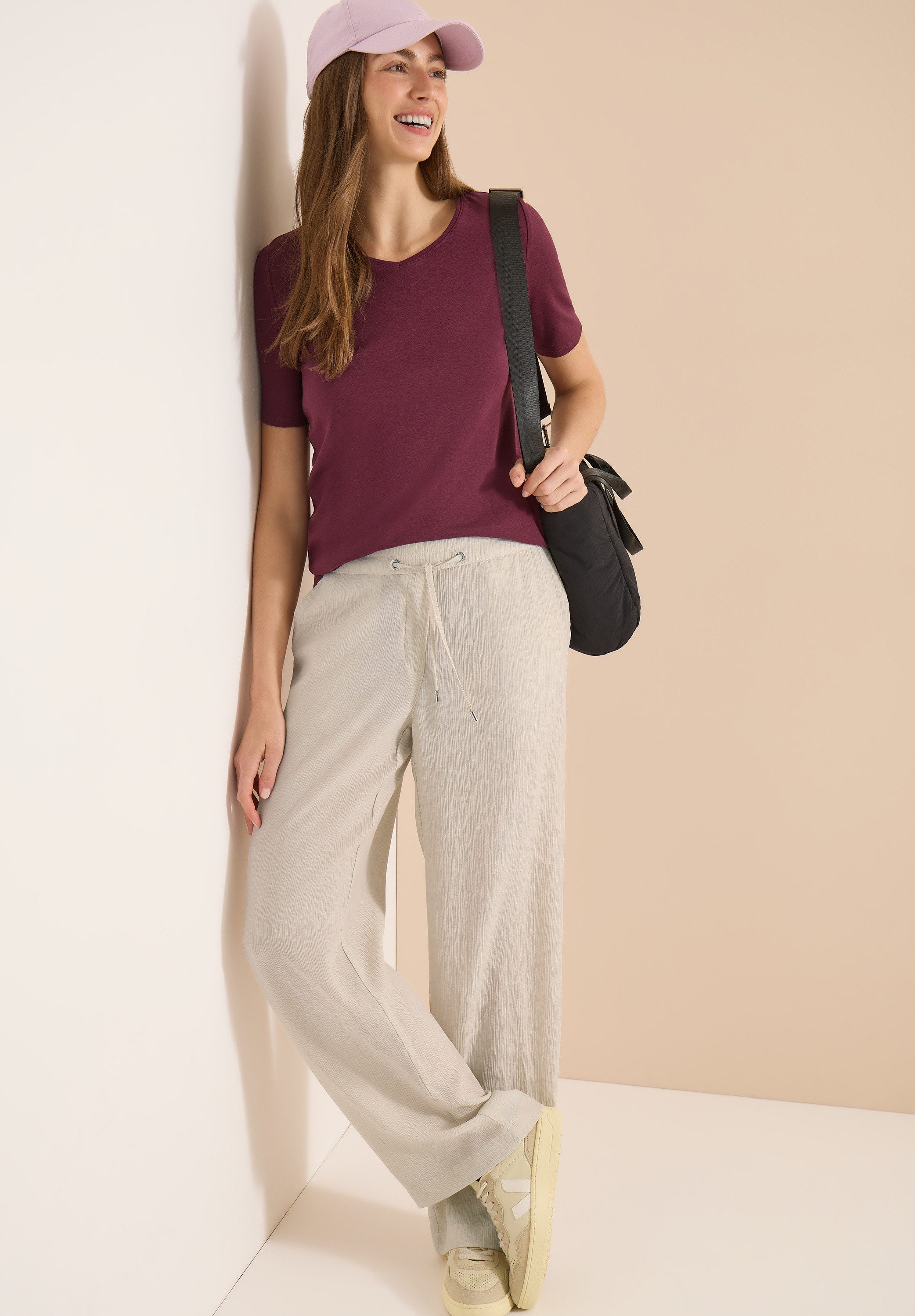 CECIL Stoffhose Style Neele Sommerhose in Struktur-Optik – Bild 5 von 5