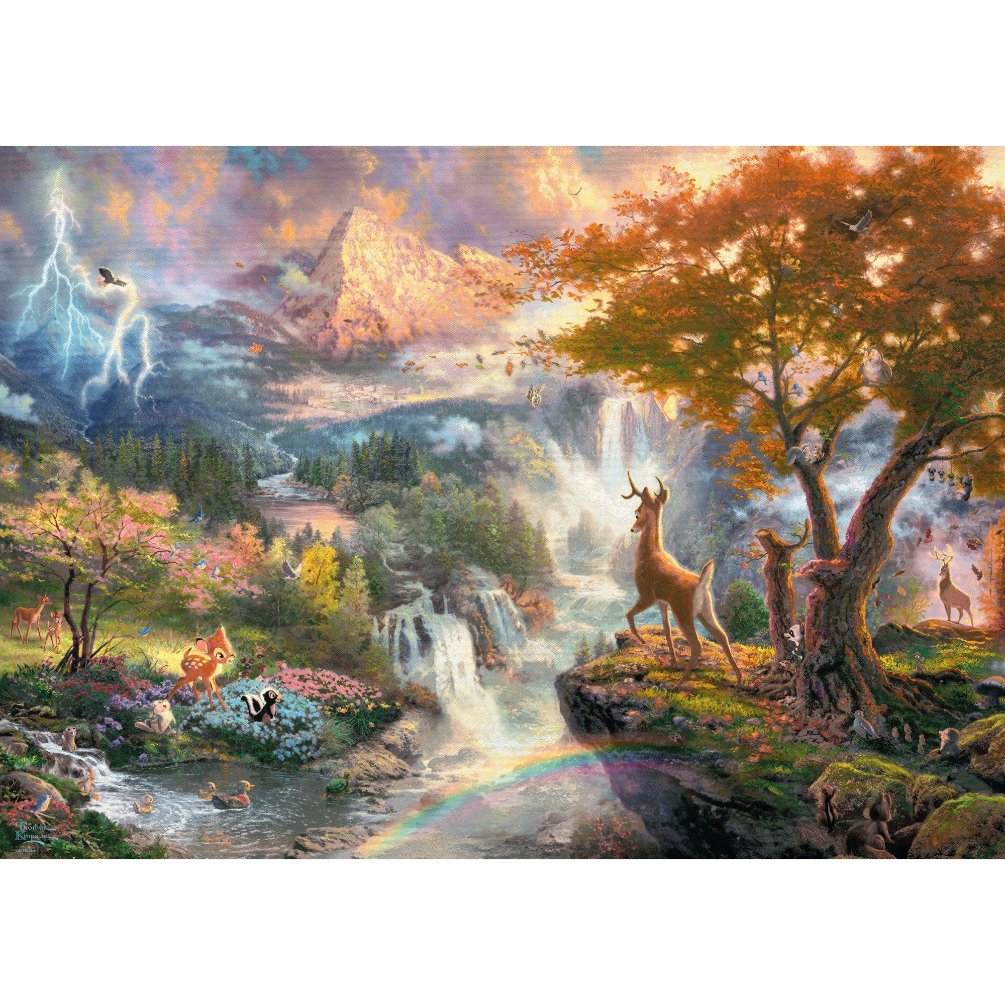 Schmidt Spiele Puzzle Schmidt Spiele Puzzle Thomas Kinkade: Disney Bambi, 1000 Puzzleteile