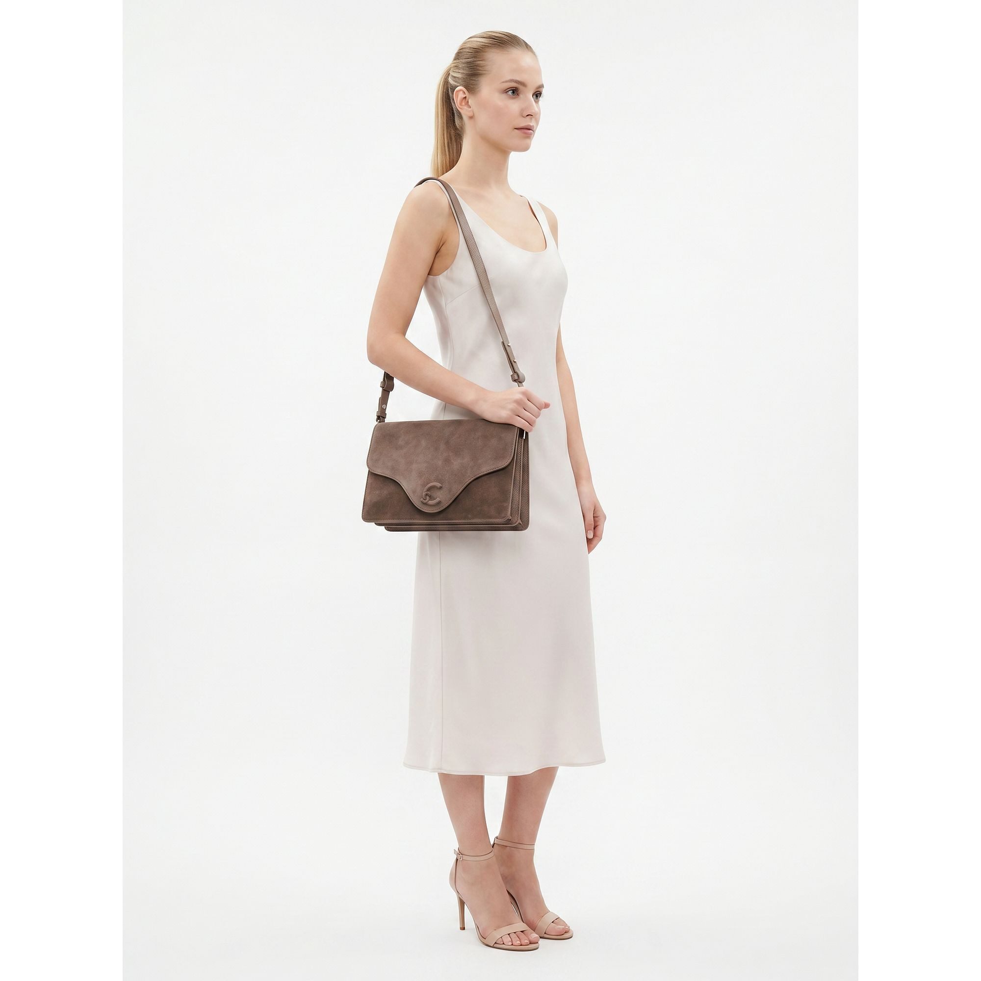 COCCINELLE Schultertasche C-Me, Leder