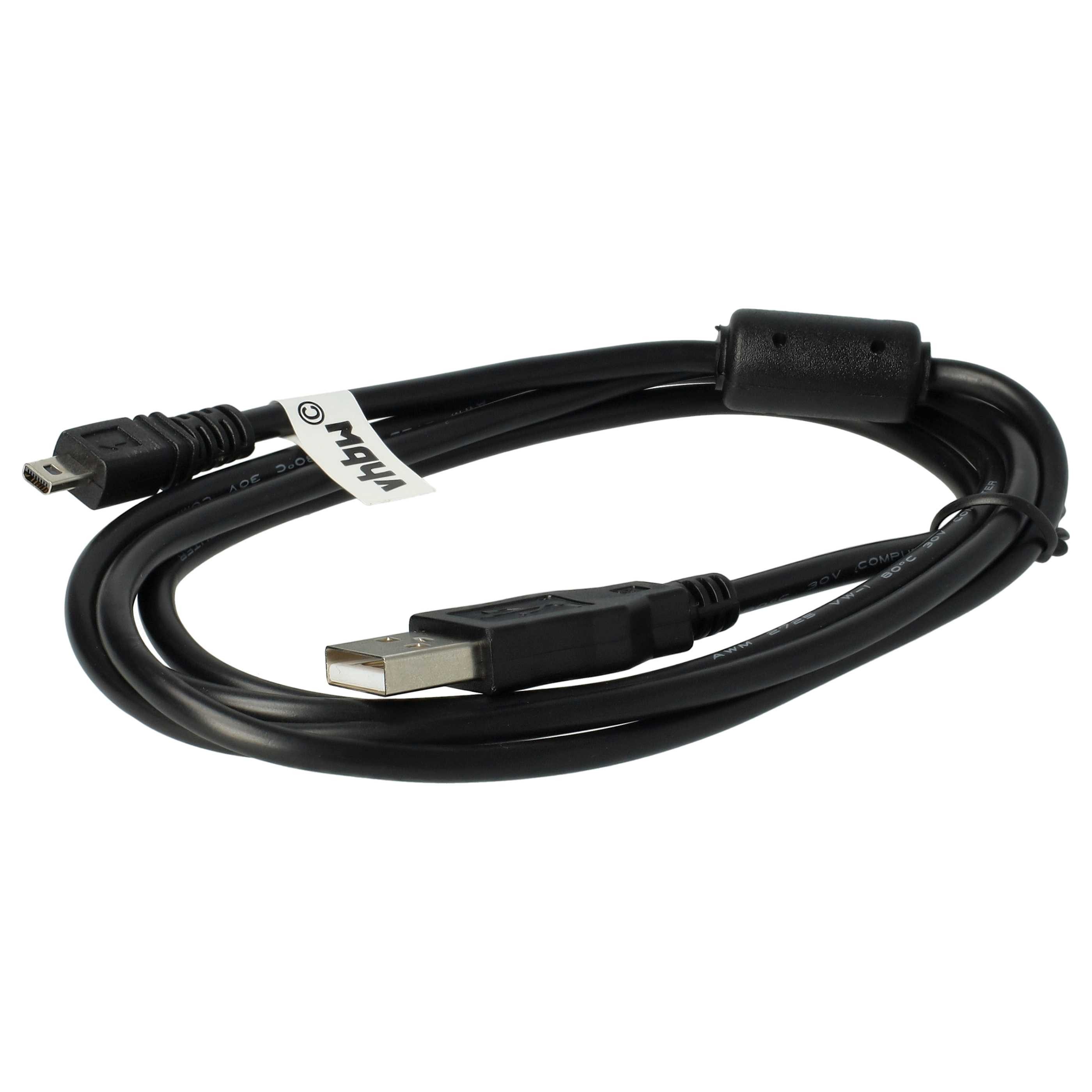 vhbw Ersatz für Nikon UC-E6 für USB-Kabel