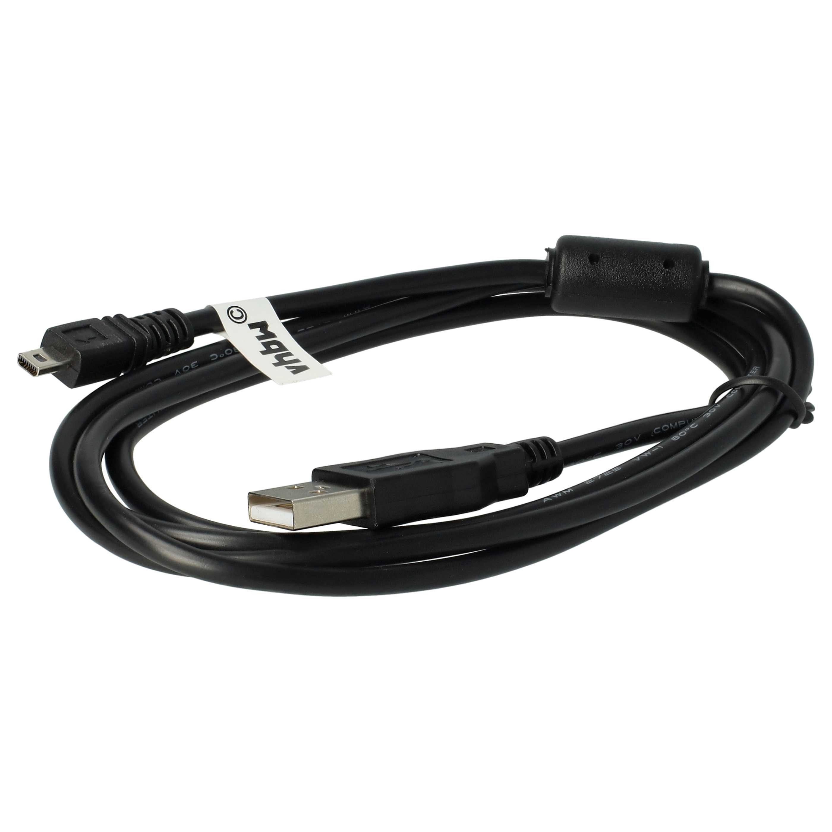 vhbw passend für Panasonic Lumix DMC-G70, DMC-G6, DMC-G5, DMC-G7, DMC-GF3C, USB-Kabel