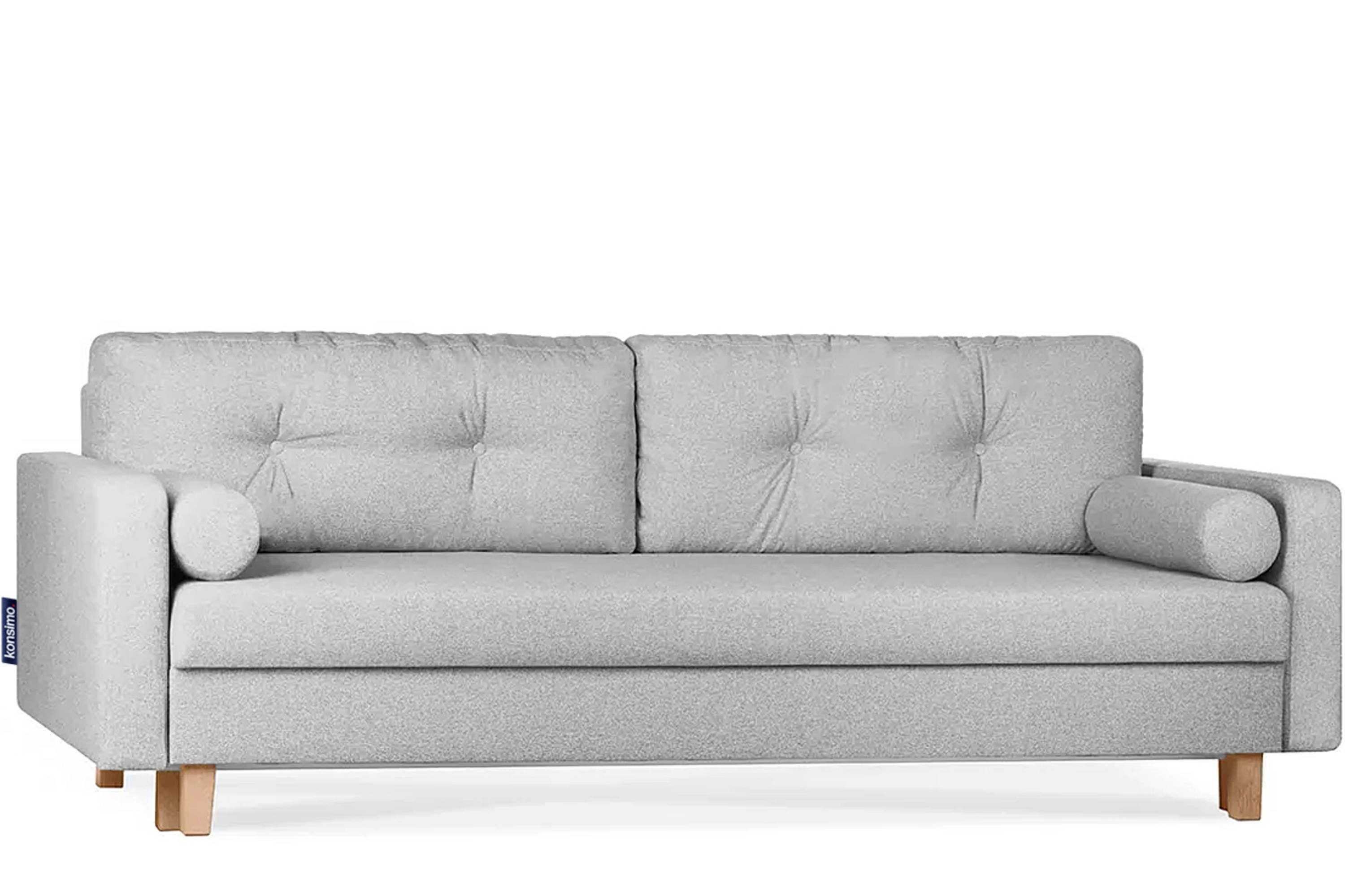 Konsimo Schlafsofa ERISO 3-Personen, ausziehbare Sofa 196x150 Liegfläche cm