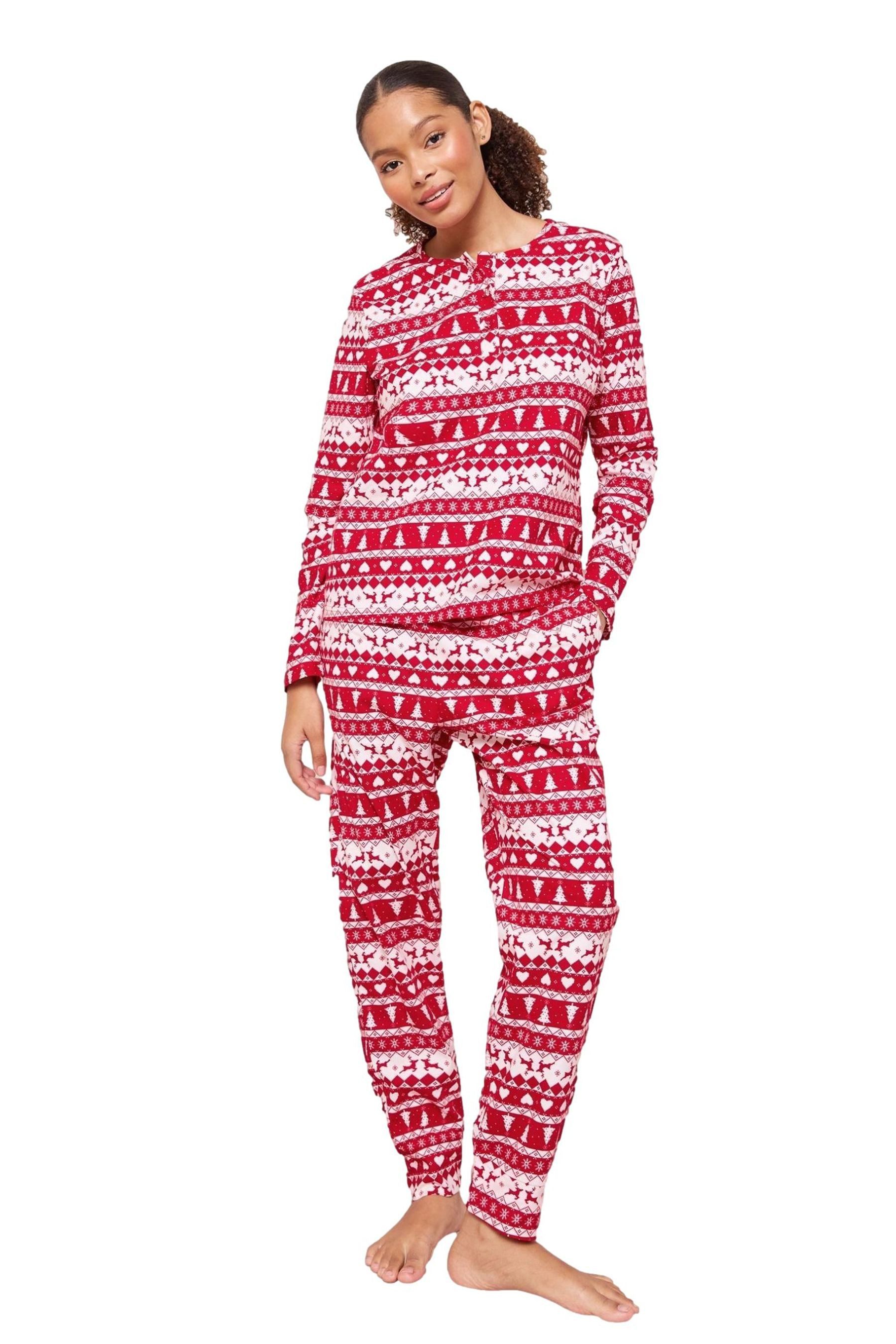 Friends Like These Pyjama Friends Like These Pyjama mit Fairisle-Muster (2 tlg)