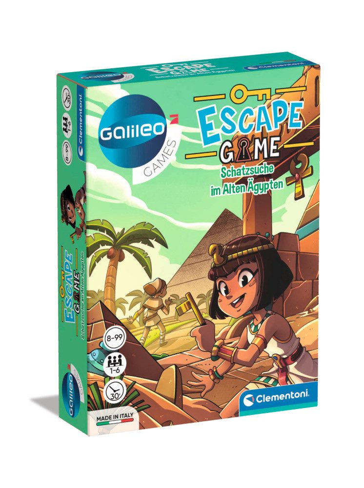 Clementoni® Lernspielzeug Escape Game Galileo Schatzsuche im Alten Ägypten günstig online kaufen