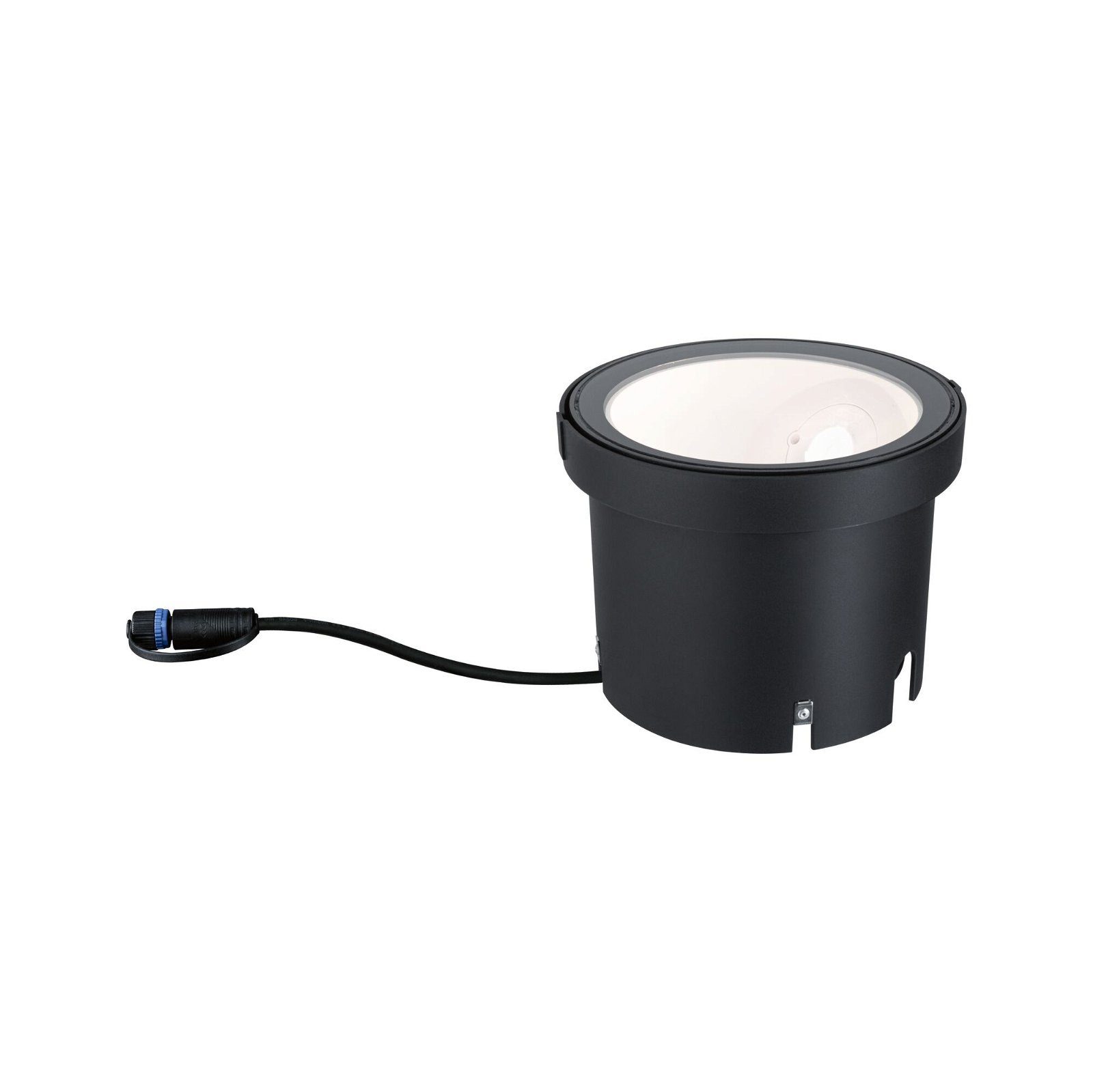 Paulmann LED Gartenstrahler Plug & Shine Wandfluter Ocos Einzelleuchte IP67 3000K 6,1W Anthrazit, LED fest integriert, Warmweiß