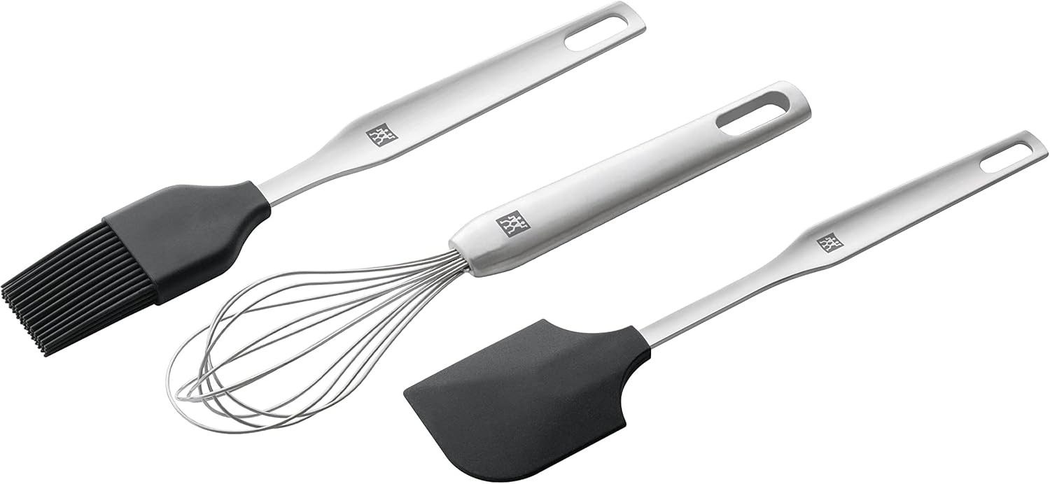 Zwilling Back-Set 3er Set - Backpinsel, Teigschaber, Schneebesen Edelstahl, (3-tlg), Backzubehör, Backutensilien, 3er Set