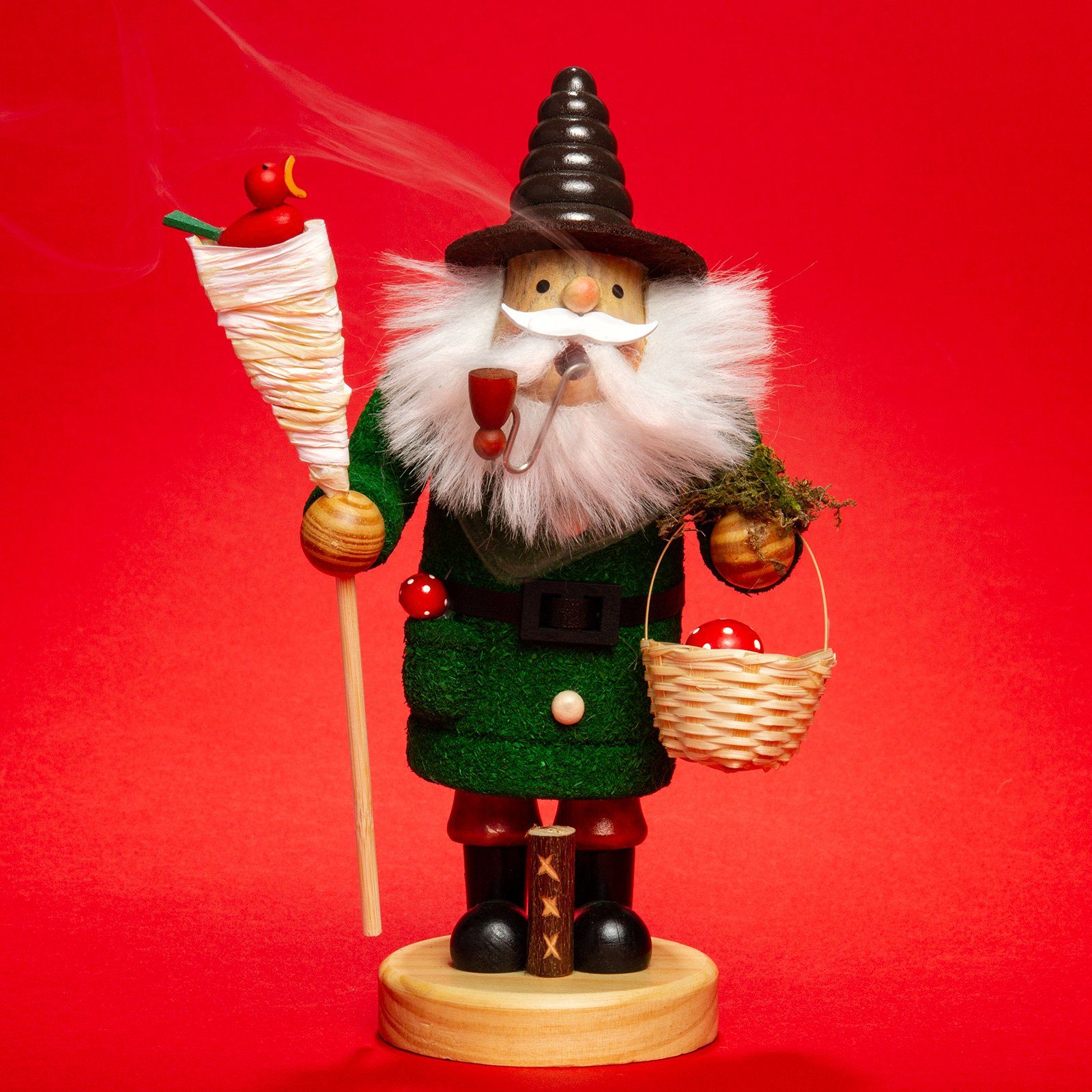 SIKORA Weihnachtsfigur RM-A Räuchermännchen aus Holz günstig online kaufen