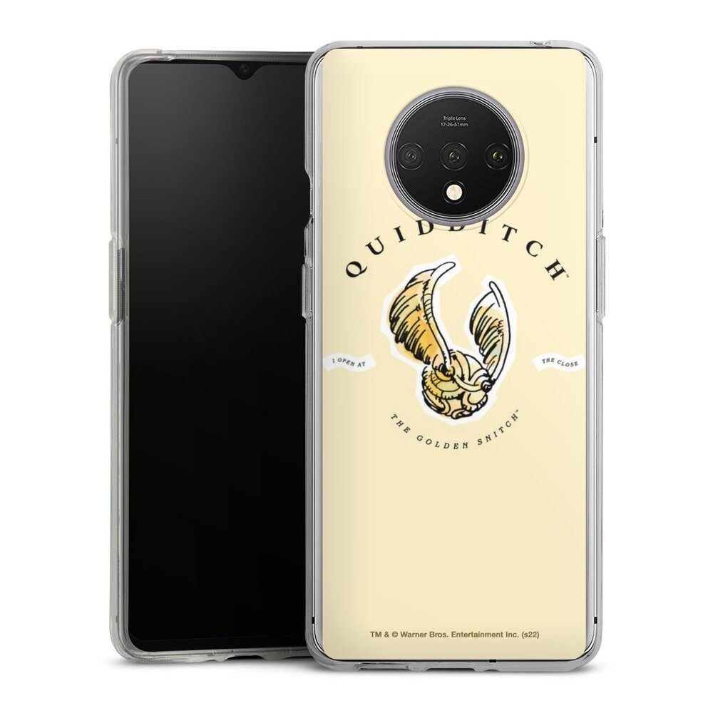 DeinDesign Handyhülle Quiddicht-The Golden Snitch, OnePlus 7T Silikon Hülle Bumper Case Handy Schutzhülle