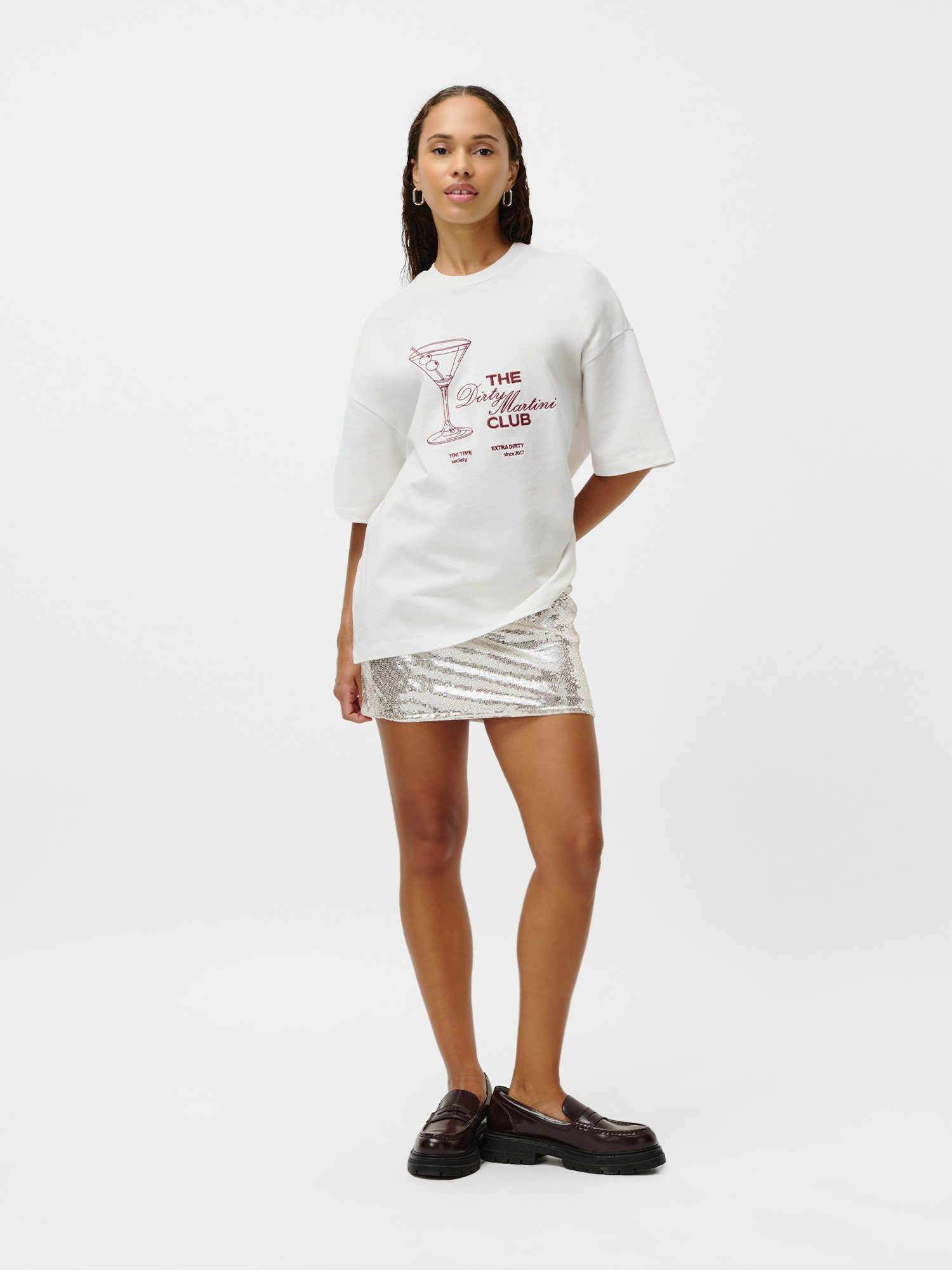 LeGer T-Shirt Simona T-Shirt Mit großem Print, lockere Form – Bild 4 von 5