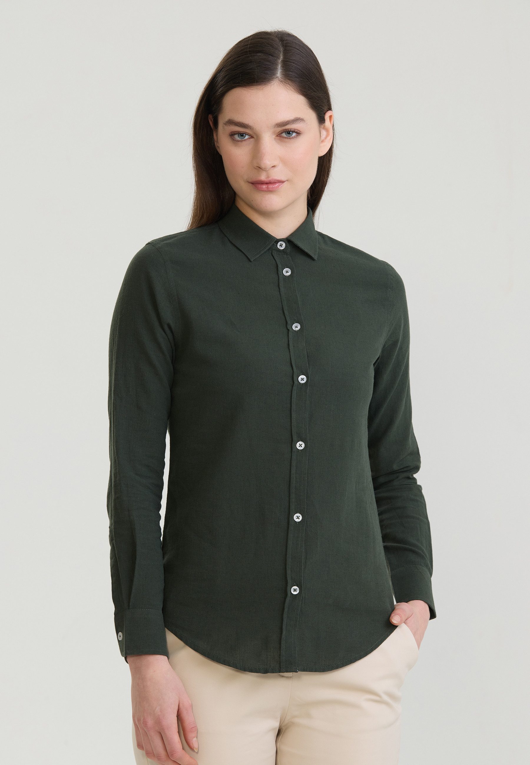 Felix Hardy Hemdbluse Basic Hemd