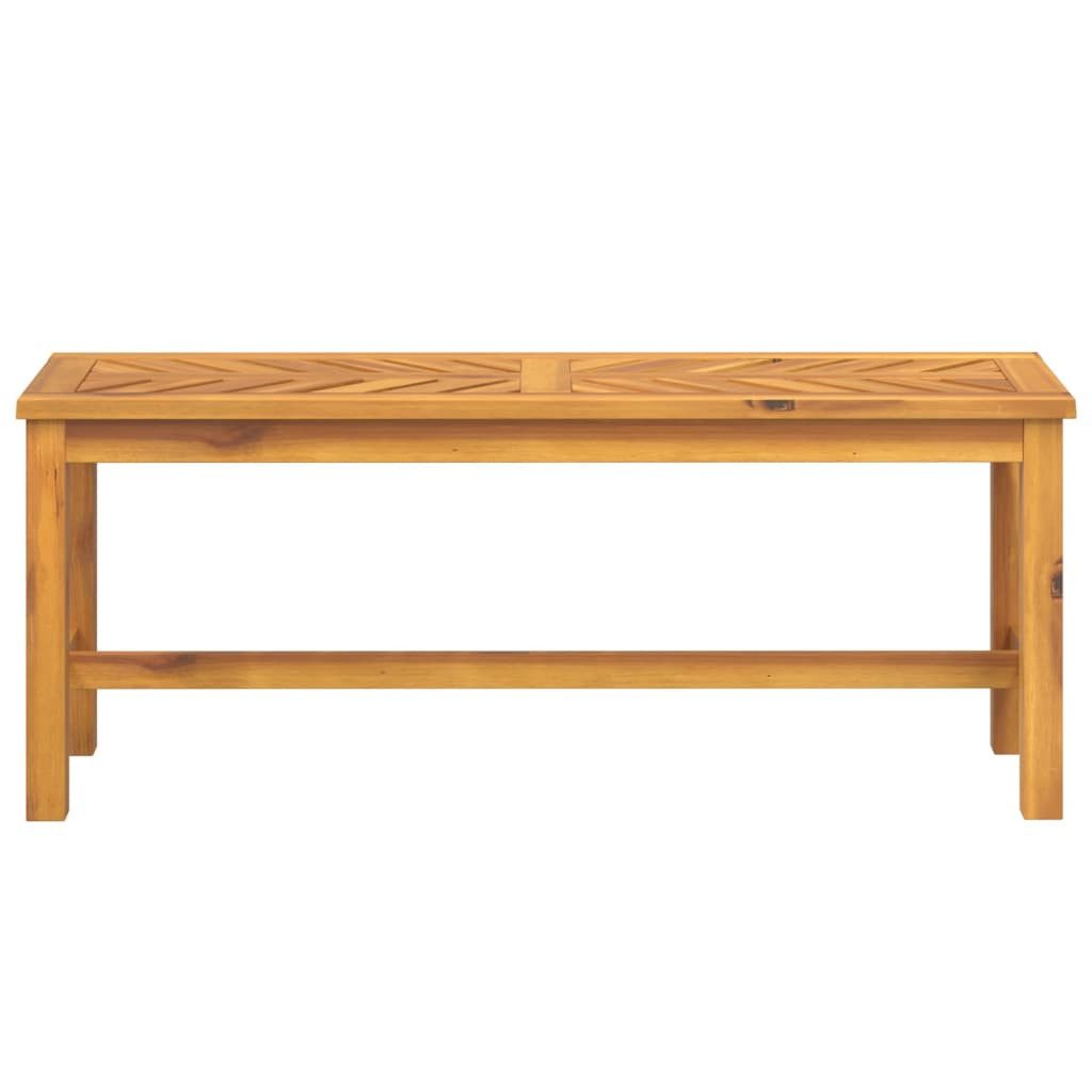 vidaXL Gartenbank Gartenbank 110 cm Massivholz (1-St)