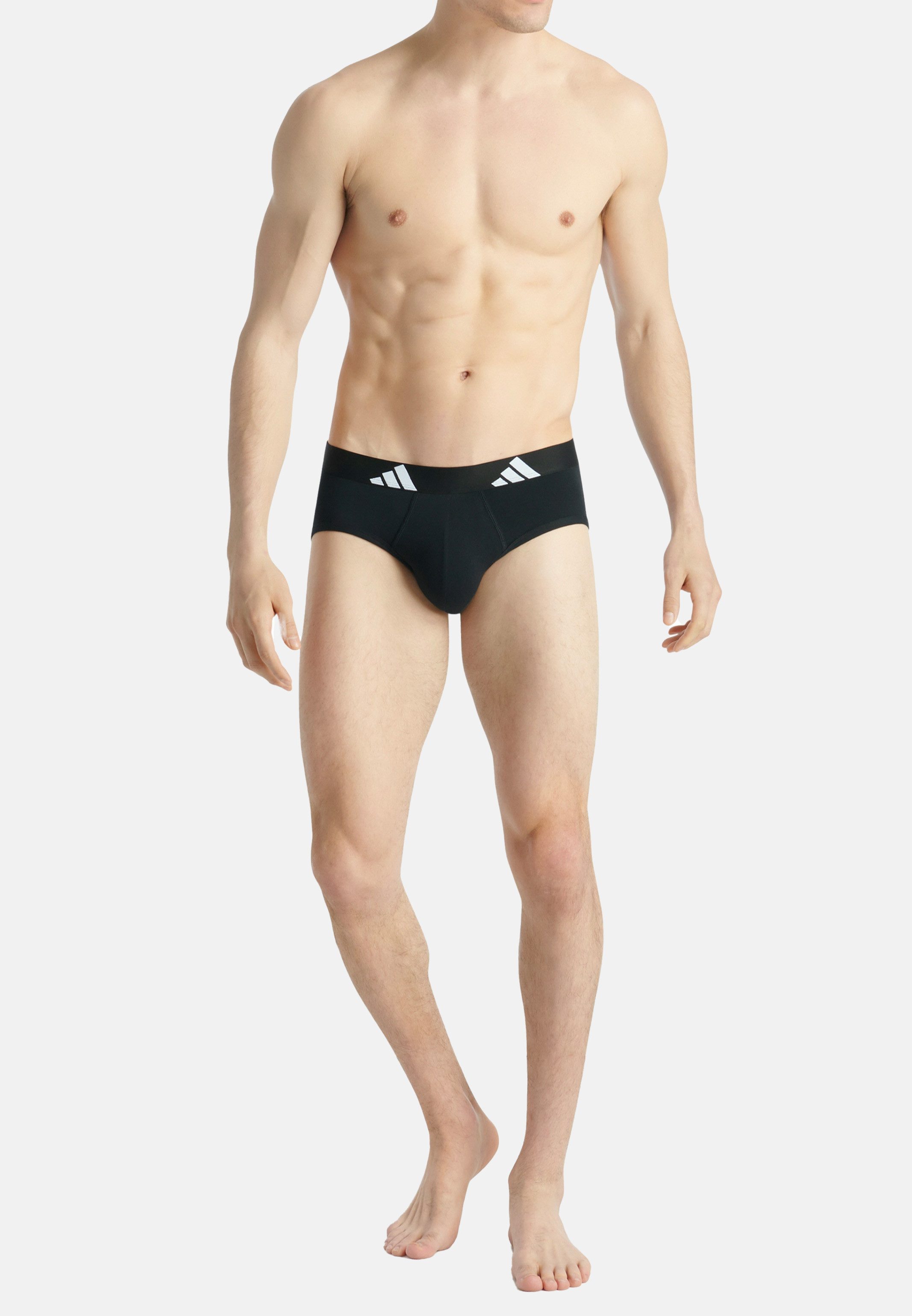 adidas Sportswear Slip 6er Pack Active Flex Cotton (Spar-Set, 6-St) Slip / Unterhose - Baumwolle - ohne Eingriff - Atmungsaktiv