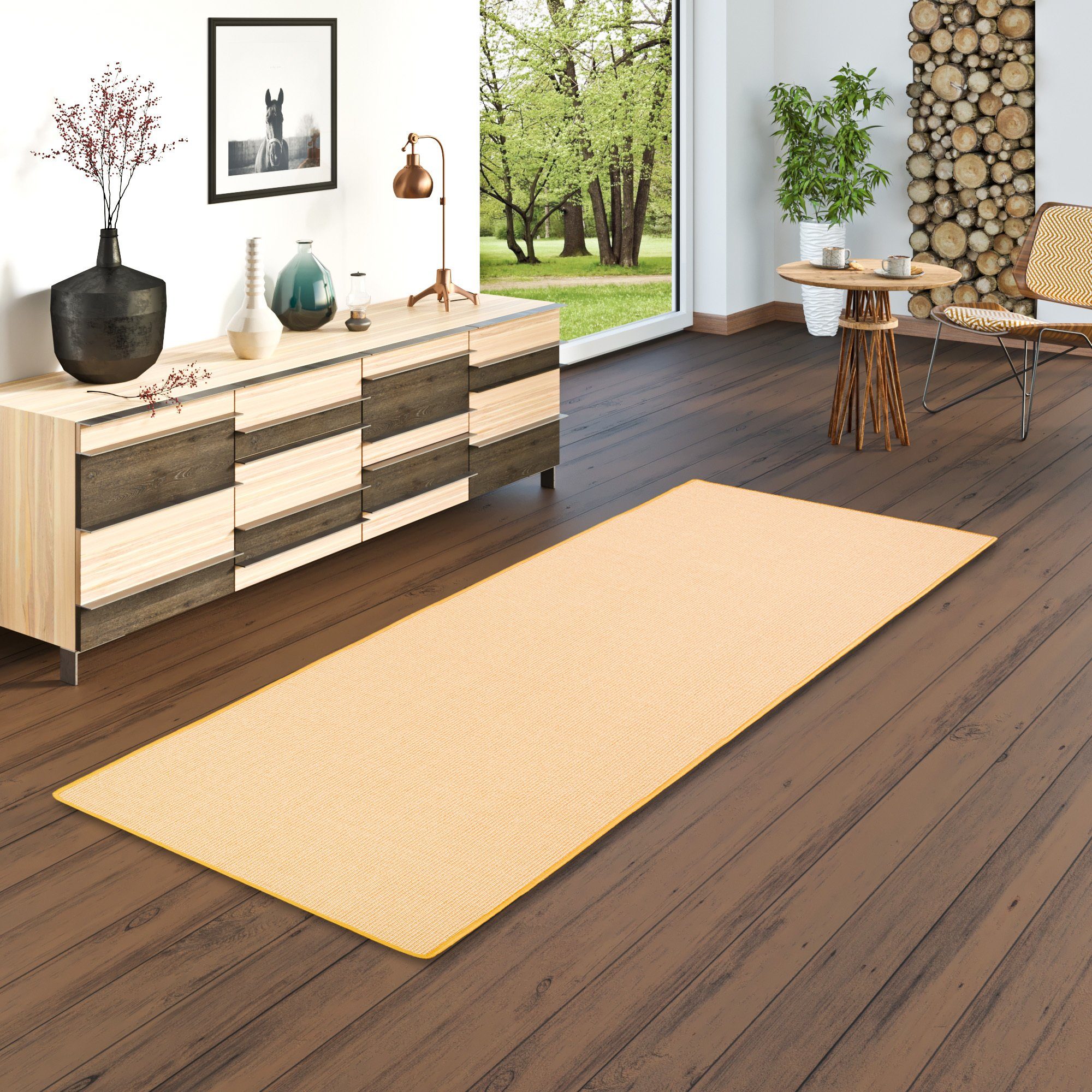 Snapstyle Sisalteppich Sisal Natur Läufer Teppich, günstig online kaufen