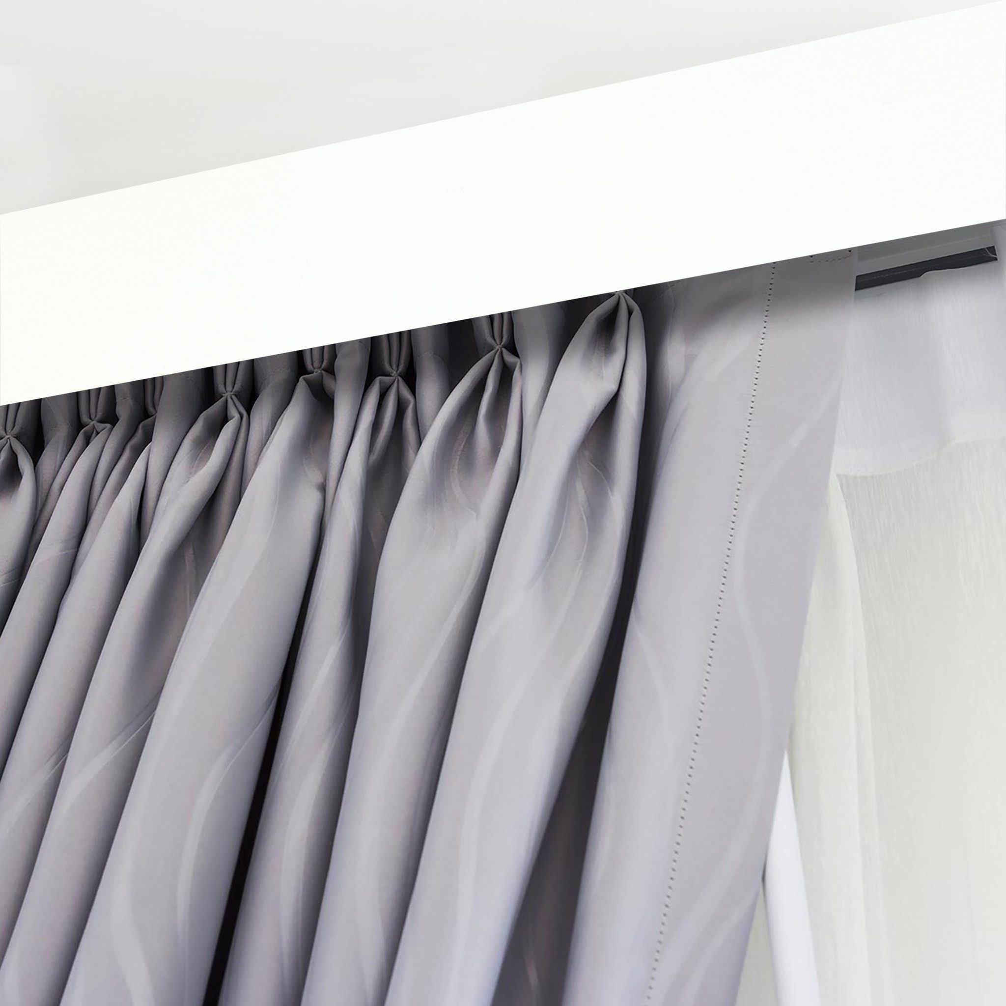 SN DECO GROUP Gardinenschiene Vorhangschiene SH mit Blende, 1-läufig, Fixma günstig online kaufen