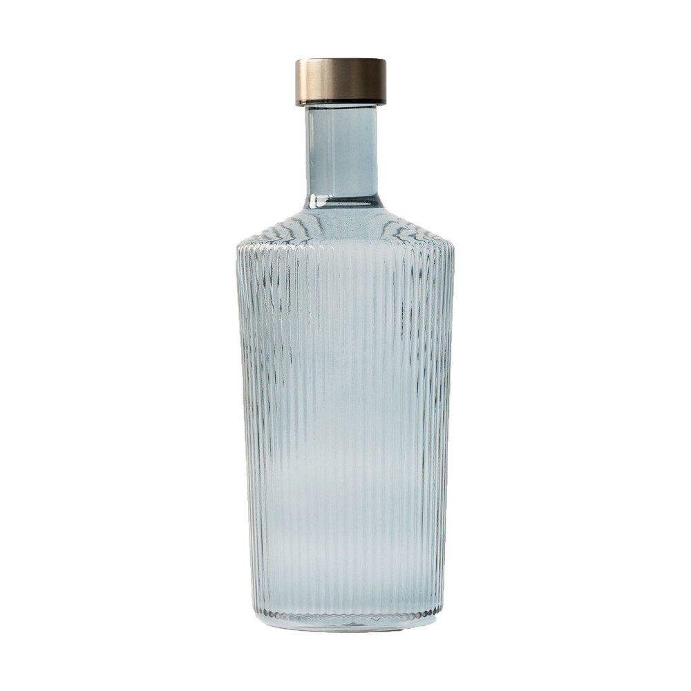 Paveau Trinkflasche Wasserflasche 1,25 l Twilight, Wasserflasche, Ø10,5cm, Glas, blau