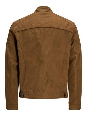 Jack & Jones Lederjacke Biker Jacke aus Lederimitat