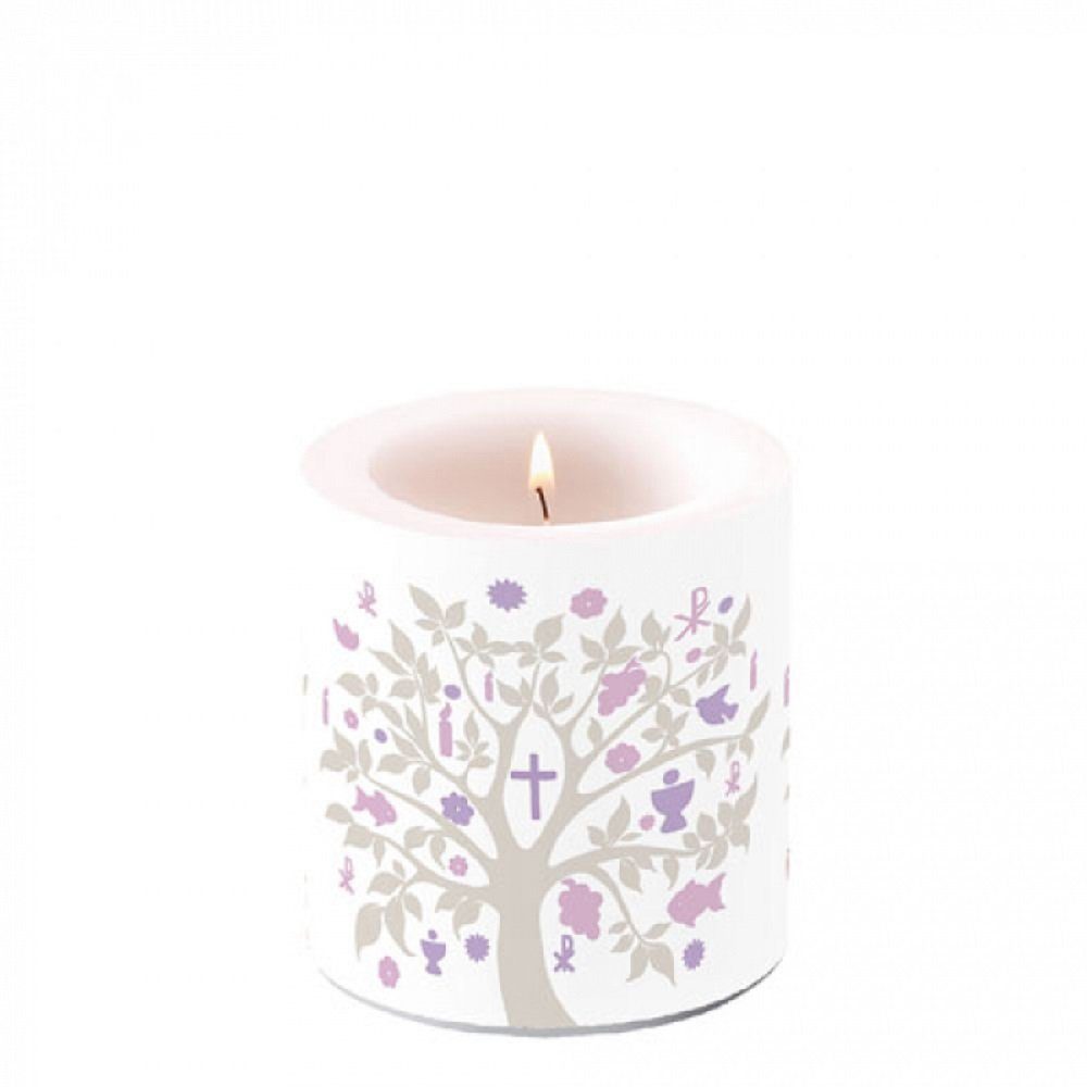 Ambiente Luxury Paper Products Stumpenkerze Blumen günstig online kaufen