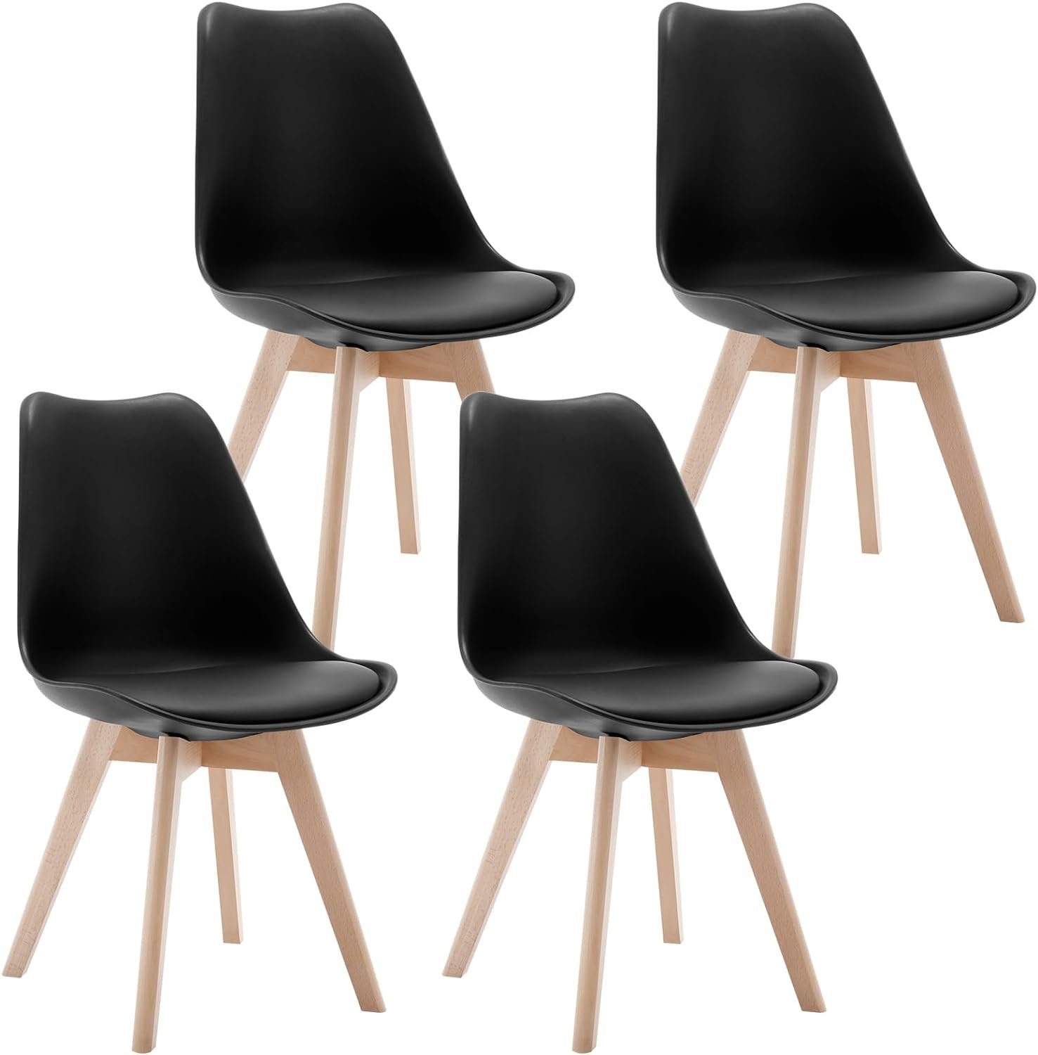 EUGAD 4-Fußstuhl (4 St), Esszimmerstühle Design, günstig online kaufen