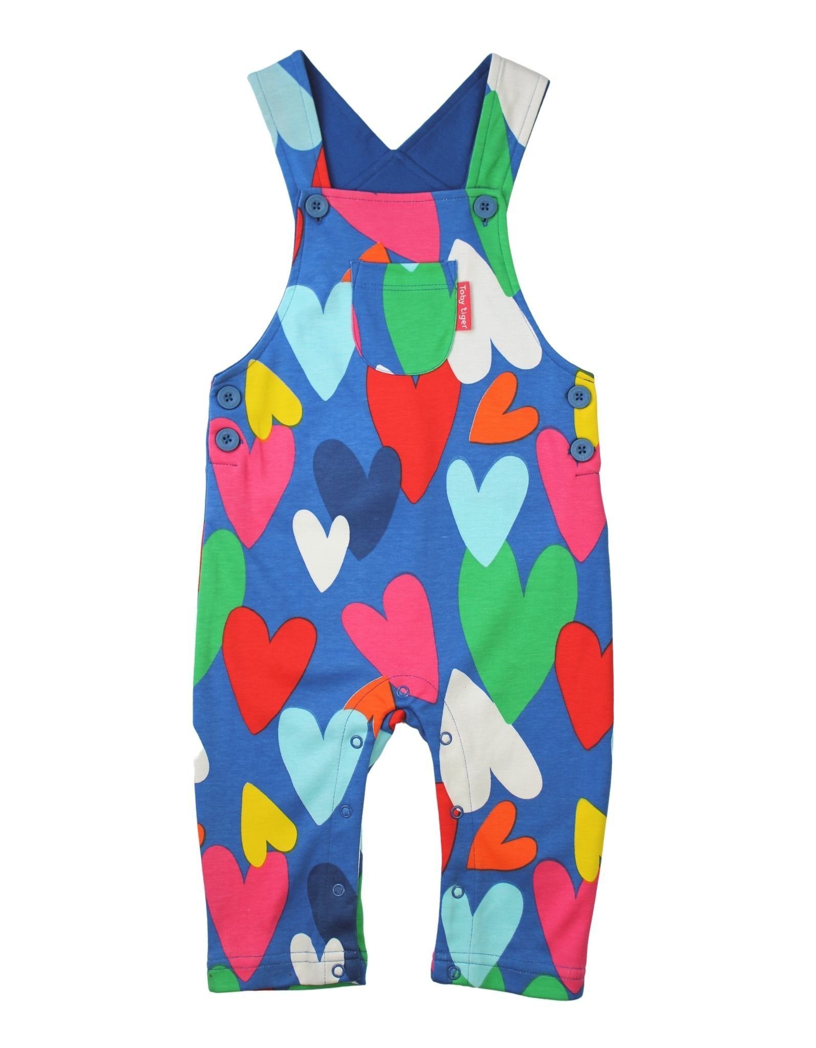 Latzhose Latzhose mit Herz Print