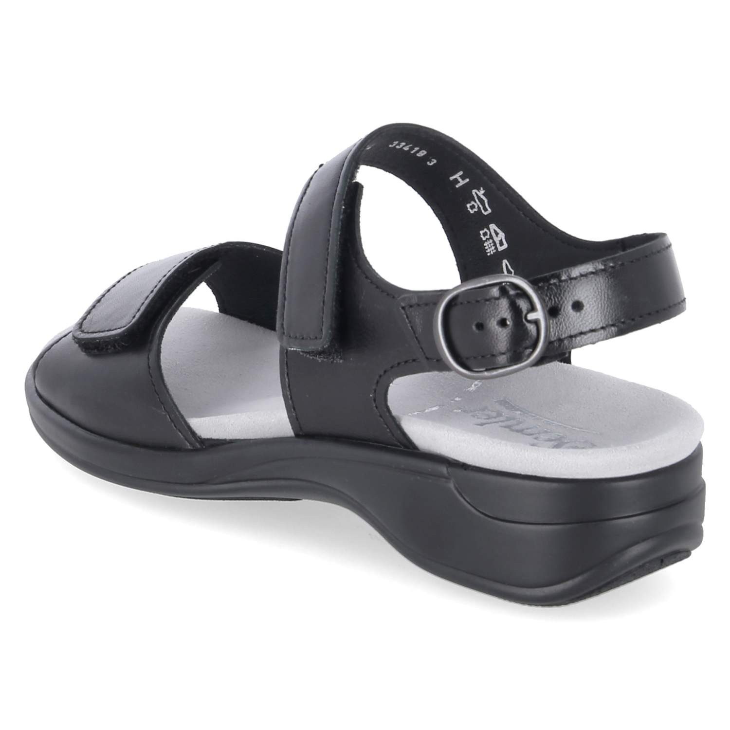 Semler Semler H1285012/001 SP Damen Glattleder black Sandalette