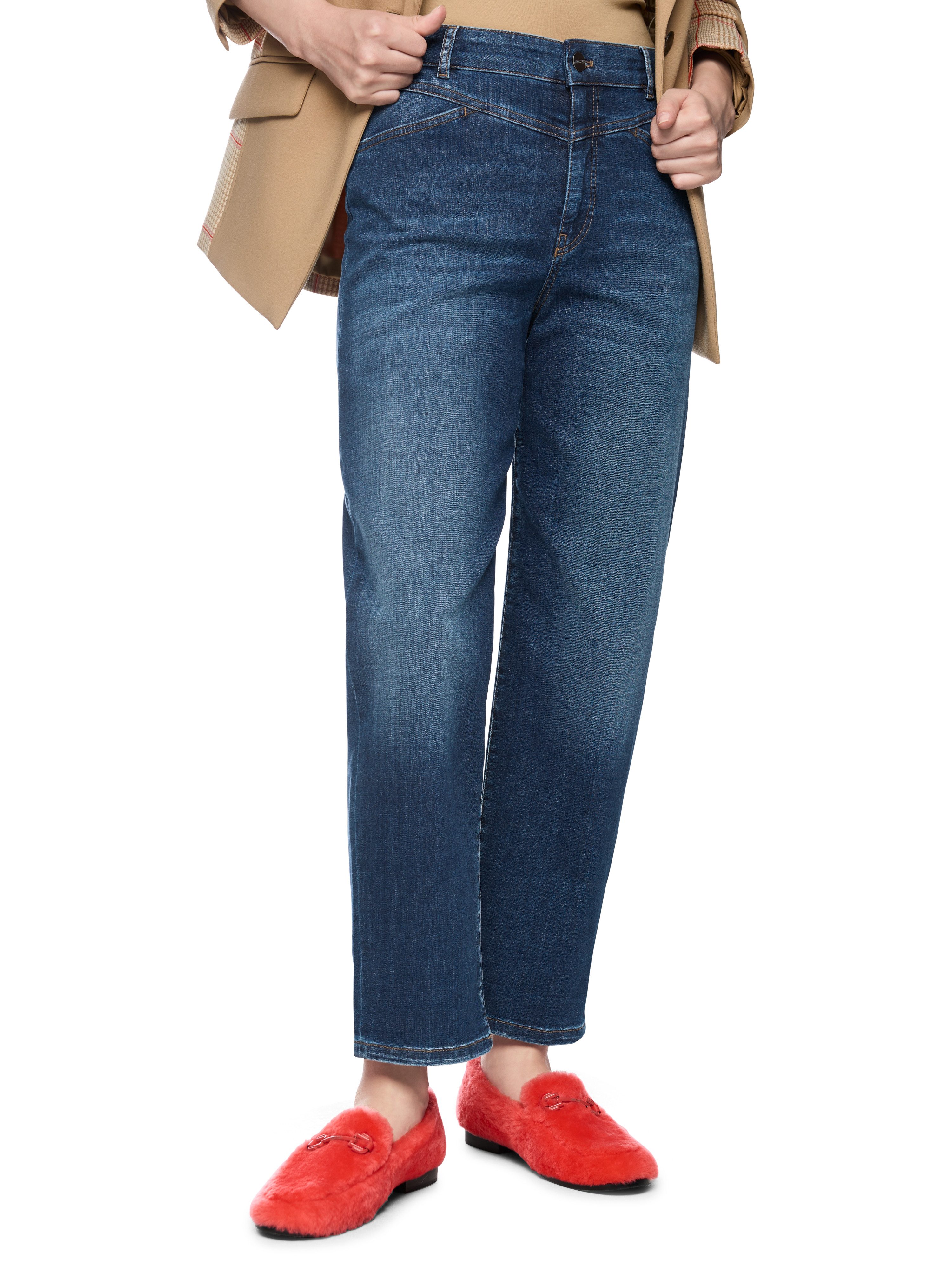 Marc Cain 5-Pocket-Jeans Forest Walk Premium Damenmode Model RENTON im Relaxed Fit