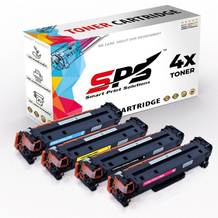 SPS Tonerkartusche Kompatibel für HP Color Laserjet CM2320N 304A (4er Pack)