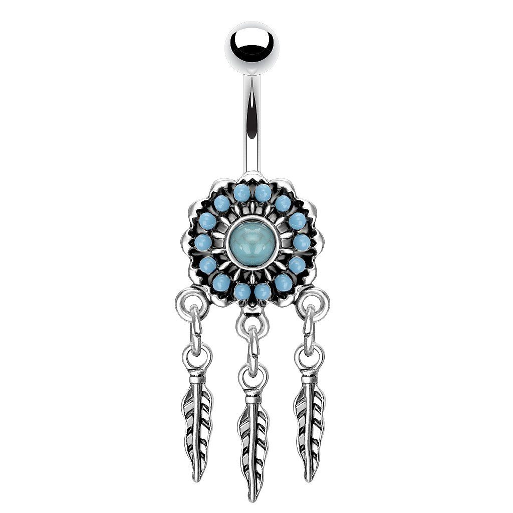 Taffstyle Bauchnabelpiercing Piercing Anhänger Tribal Vintage Traumfäng, Ba günstig online kaufen