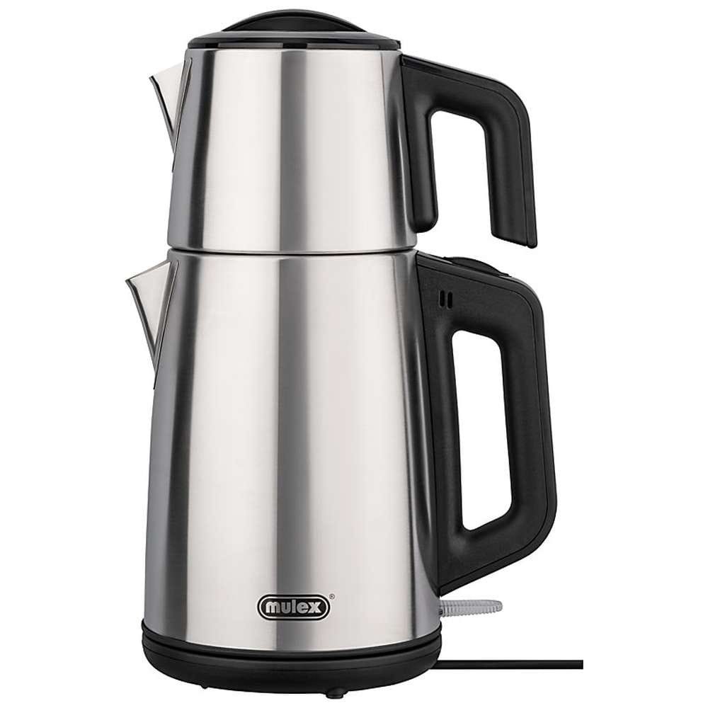 Mulex Teeautomat Mulex Tea-Express-Silber, 1650 W, Samowar Teekocher, 3,2l in Silber
