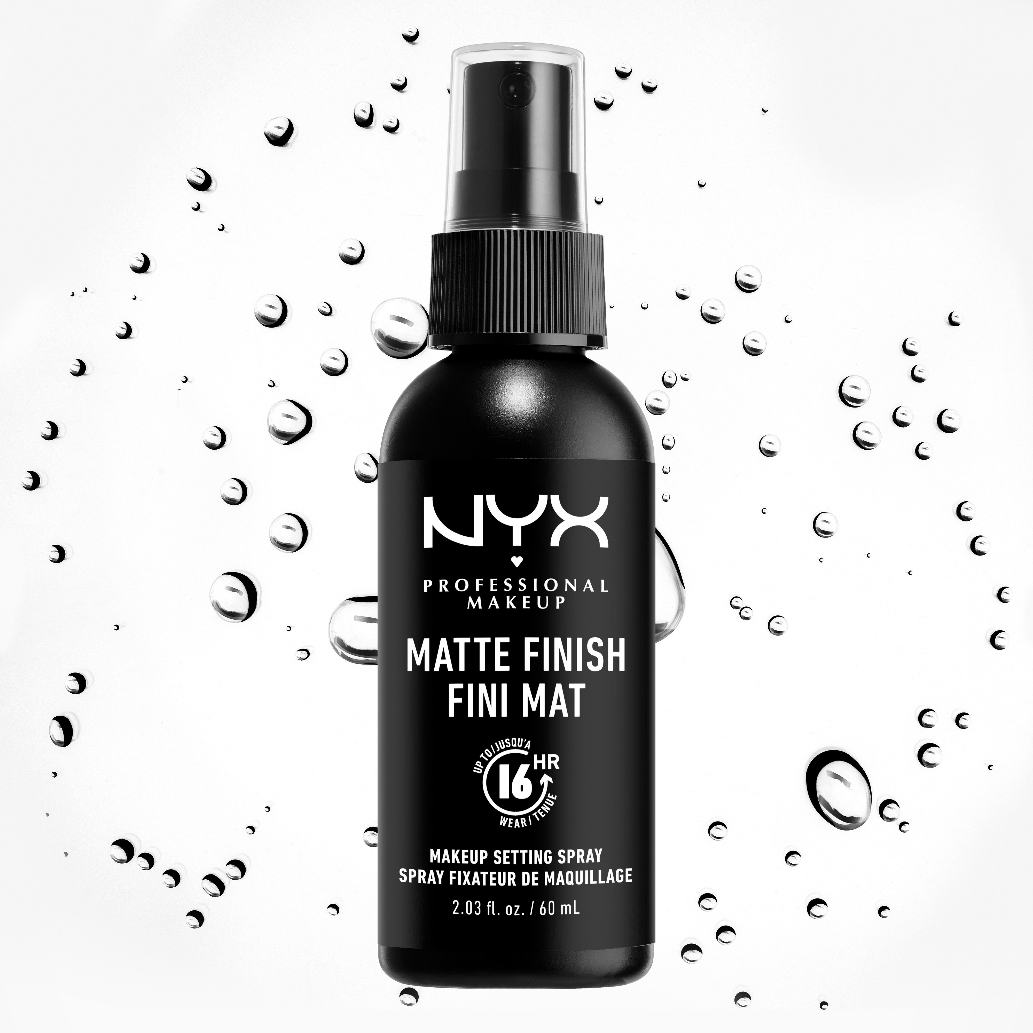 NYX PROFESSIONAL MAKEUP Primer MAKE UP SETTING SPRAY, leicht, fixiert das Make-Up, geeignet für jeden Hauttypen.