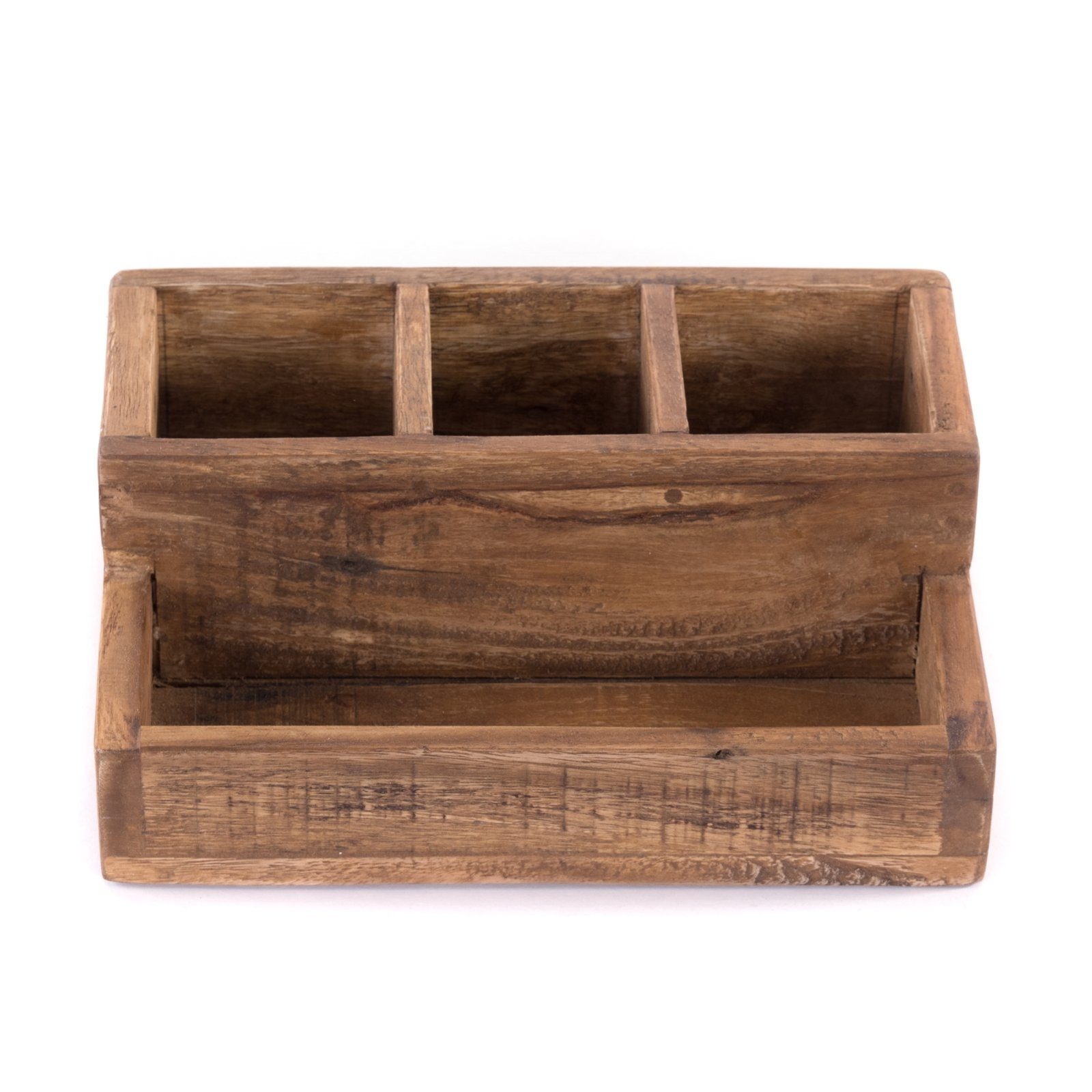 DESIGN DELIGHTS Aufbewahrungsbox SCHREIBTISCH ORGANIZER "LEPUS", Altholz ma günstig online kaufen