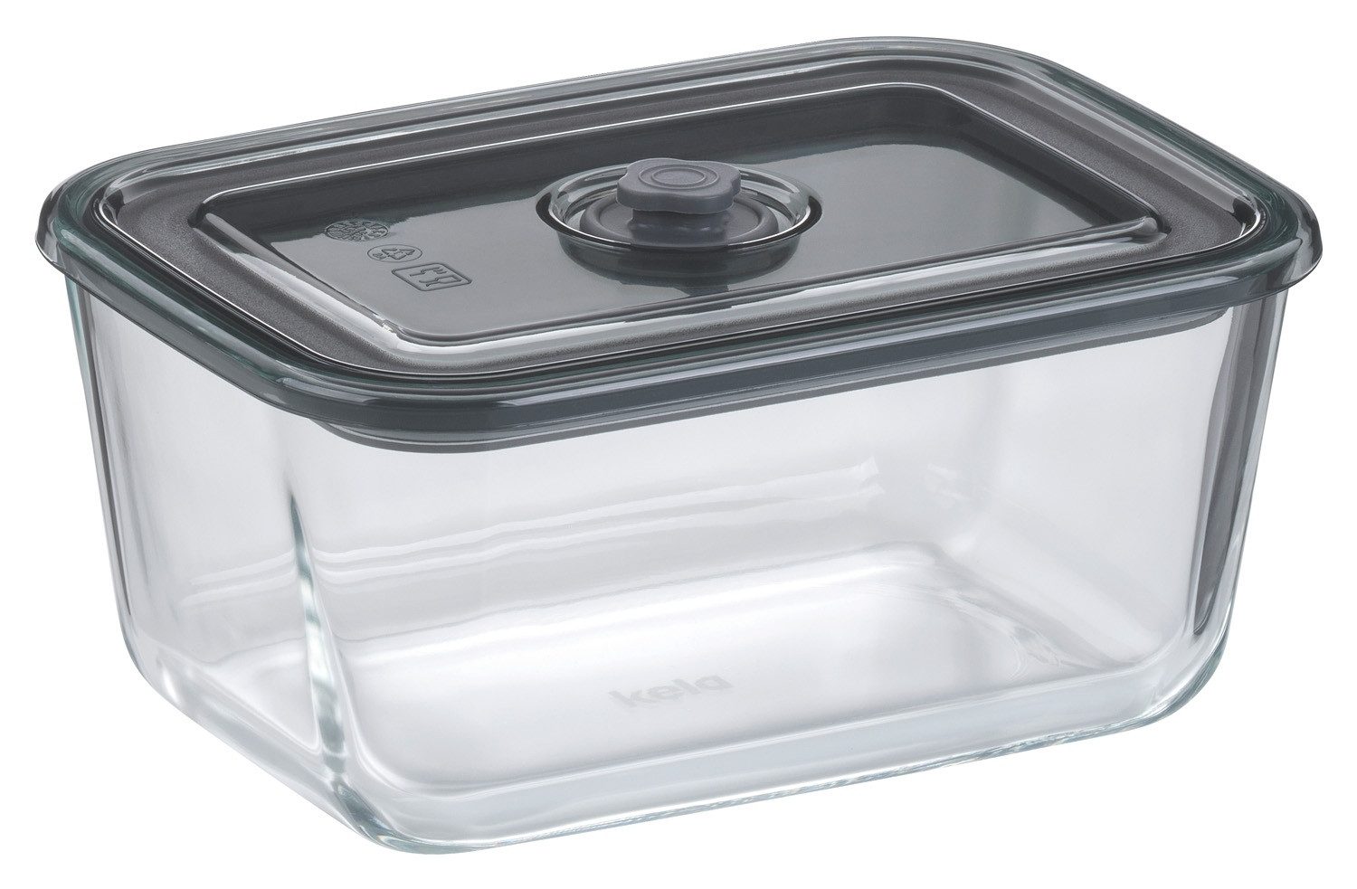 Frischhaltedose AURELIA, 1400 ml, Transparent, Push & Go System