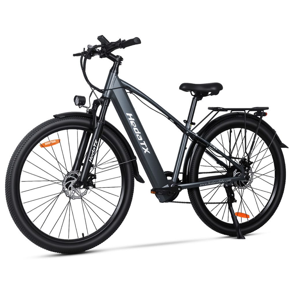 Vankel E-Bike Cityrad TX E-Fahrrad 624WH Damen u. Herren Pedelec, 48V 13AH 100 km, Kettenschaltung, Heckmotor, 634 Wh, (Beleuchtungsset mit Batterieladegerät, Batterieschlüssel, Werkzeug), E-Bikes 250W, 48V 13Ah, 100km Reichweite, 7-Gang, 29"