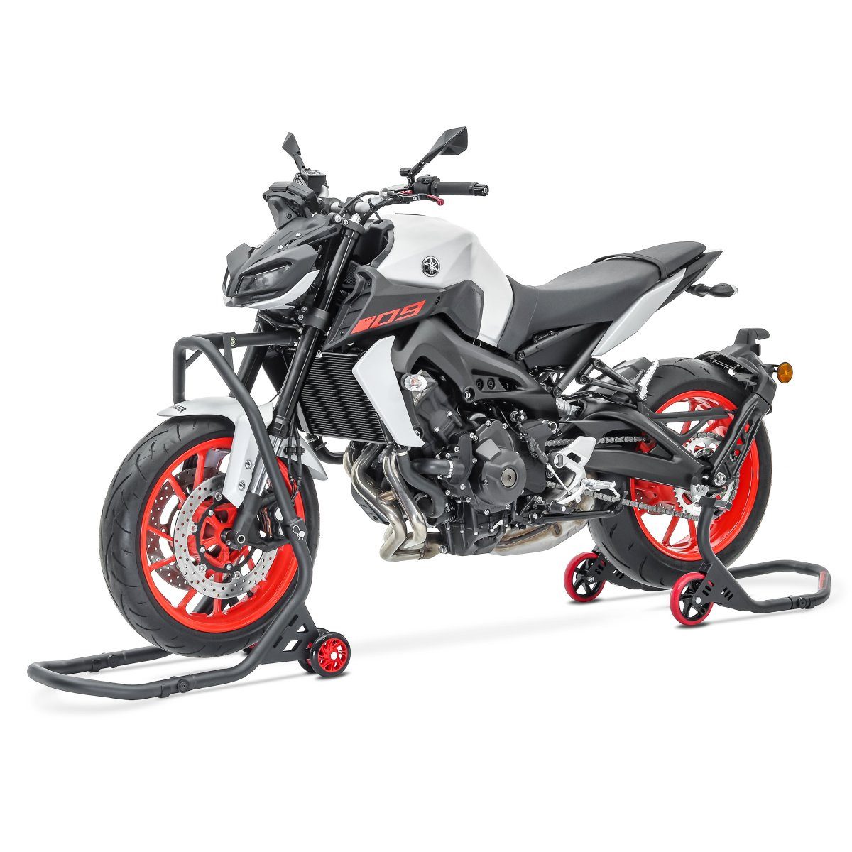ConStands Motorradheber Set Lenkkopfständer + Motorradständer hinten # Falcone 5 PIN