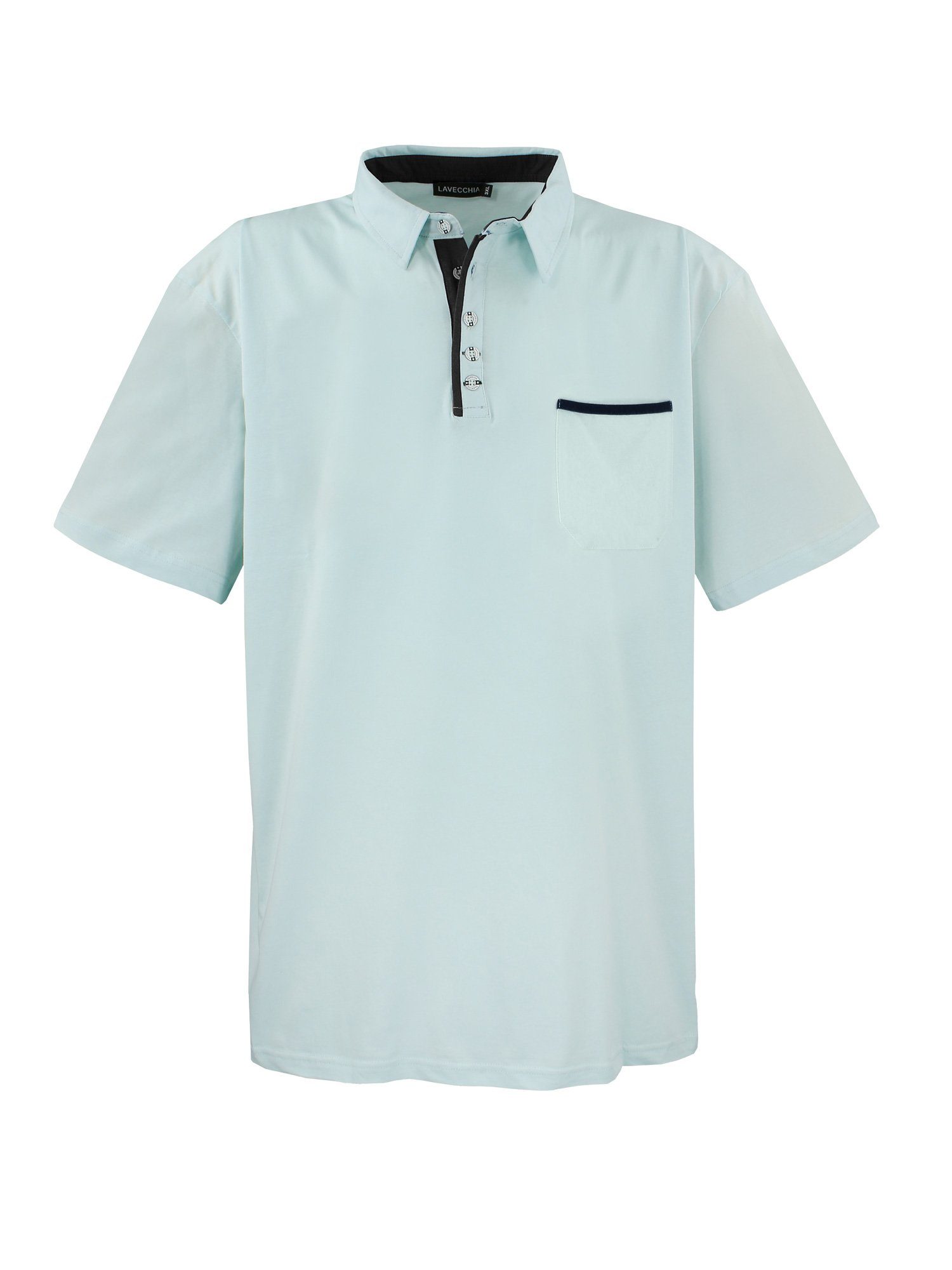 Lavecchia Poloshirt Übergrößen Herren Polo Shirt LV-1701 Herren Polo Shirt mint