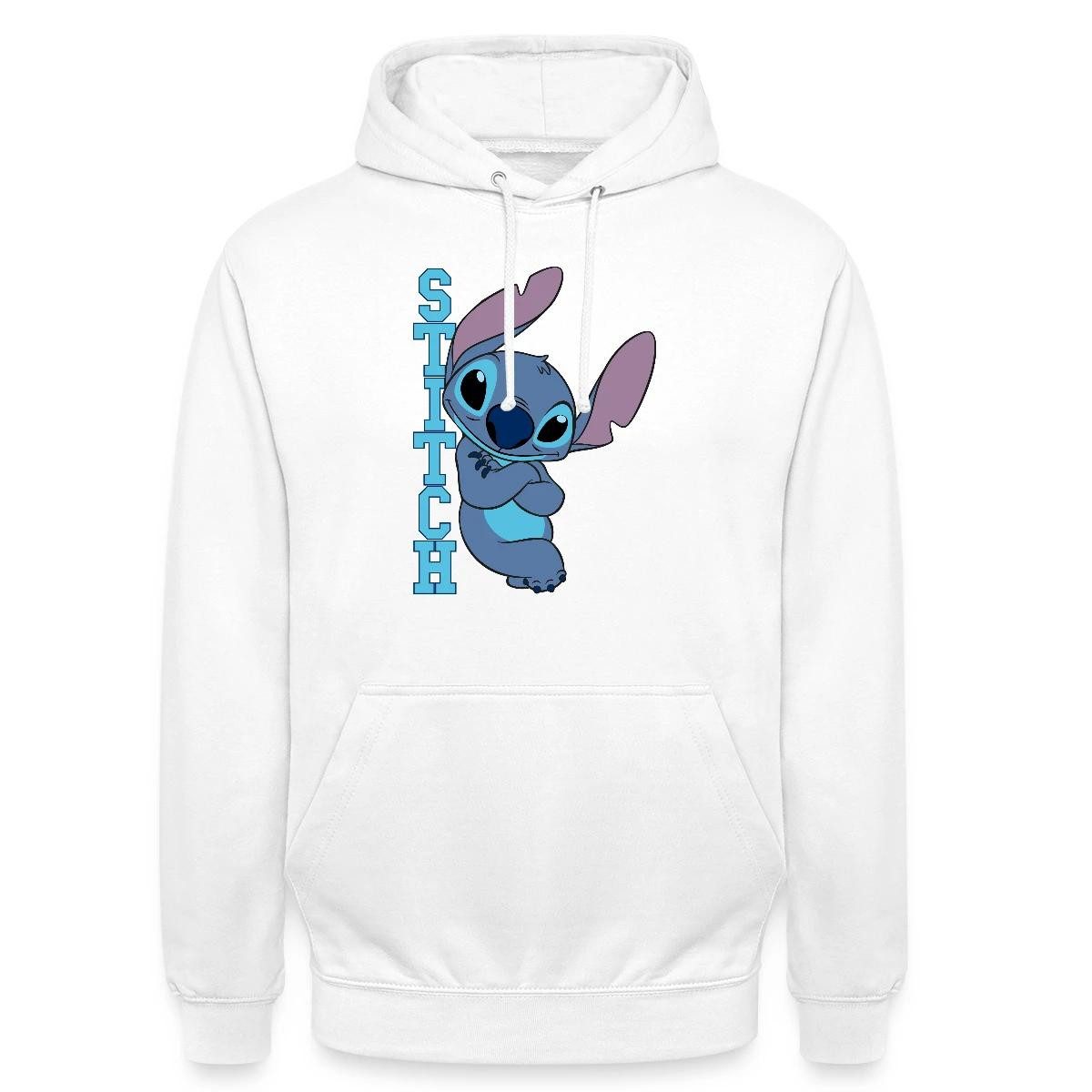 Spreadshirt Hoodie Lilo & Stitch, Stitch Mit Schriftzug Unisex Hoodie (1-tlg)
