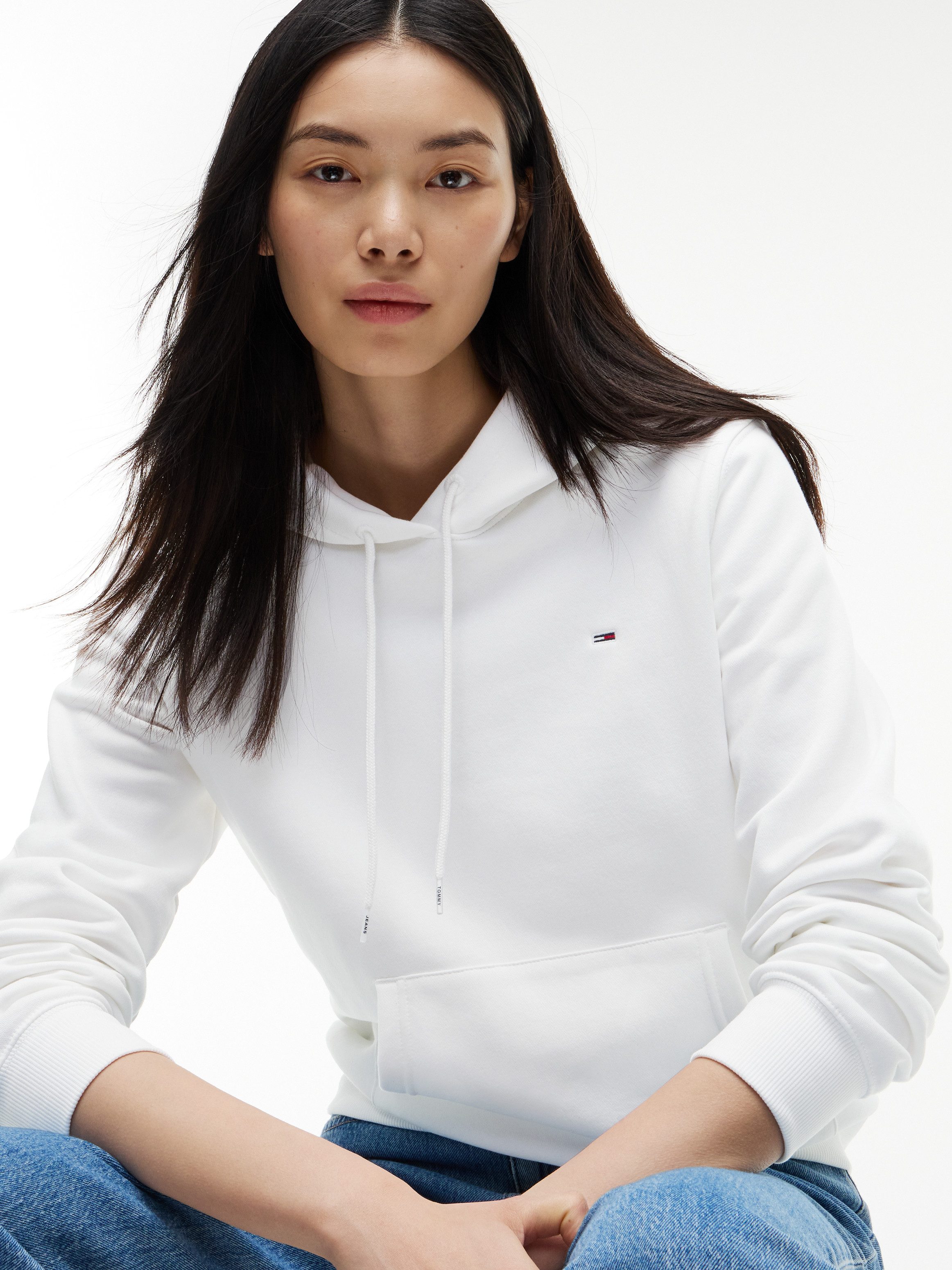 Tommy Jeans Kapuzensweatshirt TJW REG S FLAG HOODIE mit Logo-Flag, Regular Fit