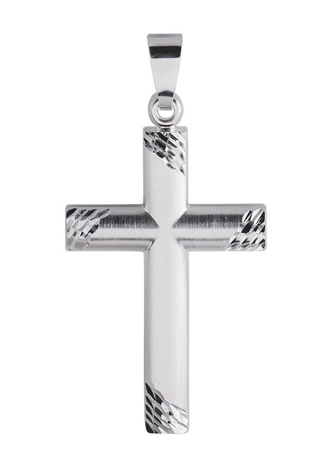 Firetti Kettenanhänger Schmuck Geschenk Silber 925 Halsschmuck Anhänger Kreuz, zu Hoodie, Kleid, Shirt, Jeans, Sneaker! Anlass Geburtstag Weihnachten