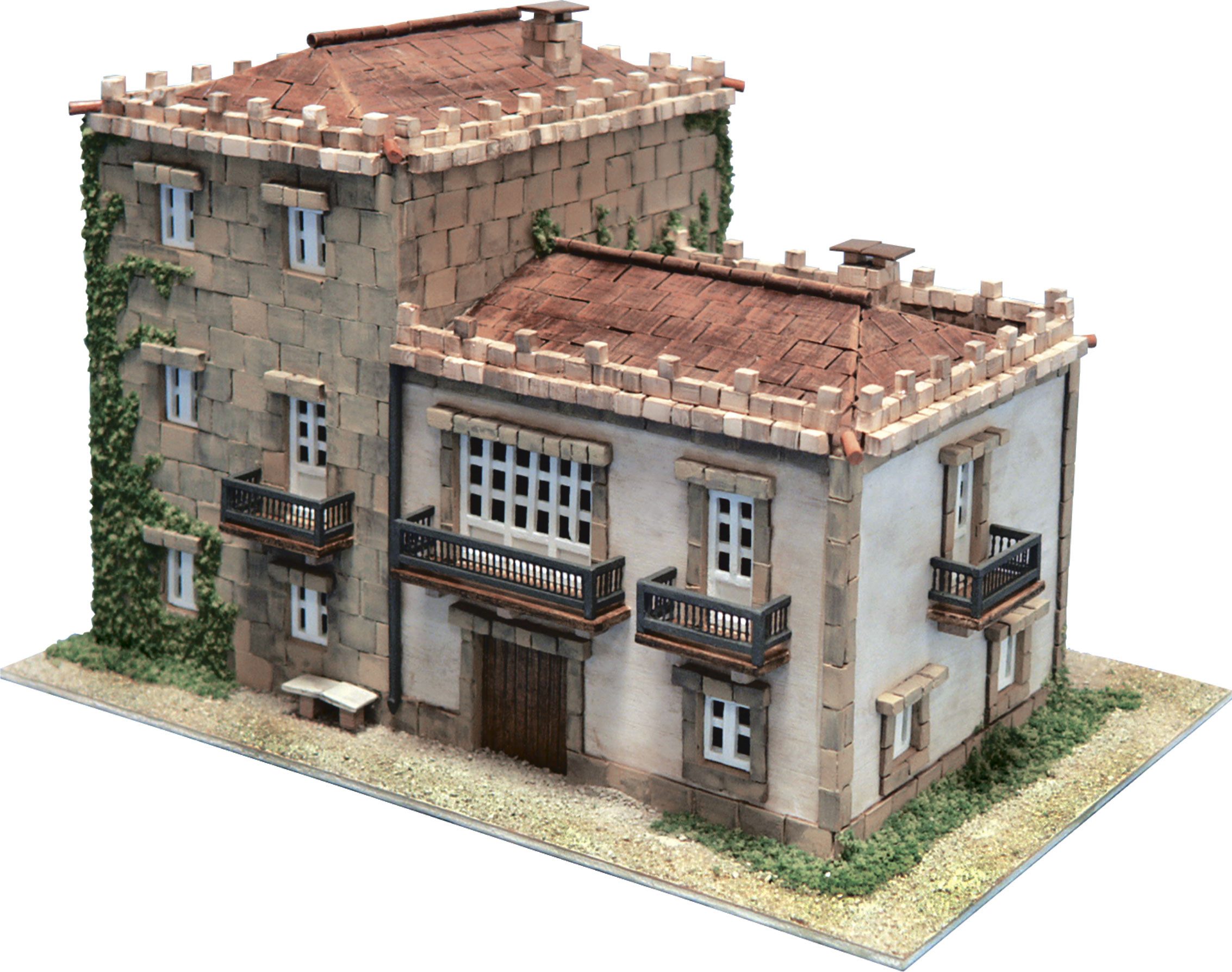 Domus Kits Modellbausatz Arousa, Maßstab 1:60, (Modellbausatz, 1488-tlg., Architekten Haus), Made in Europe