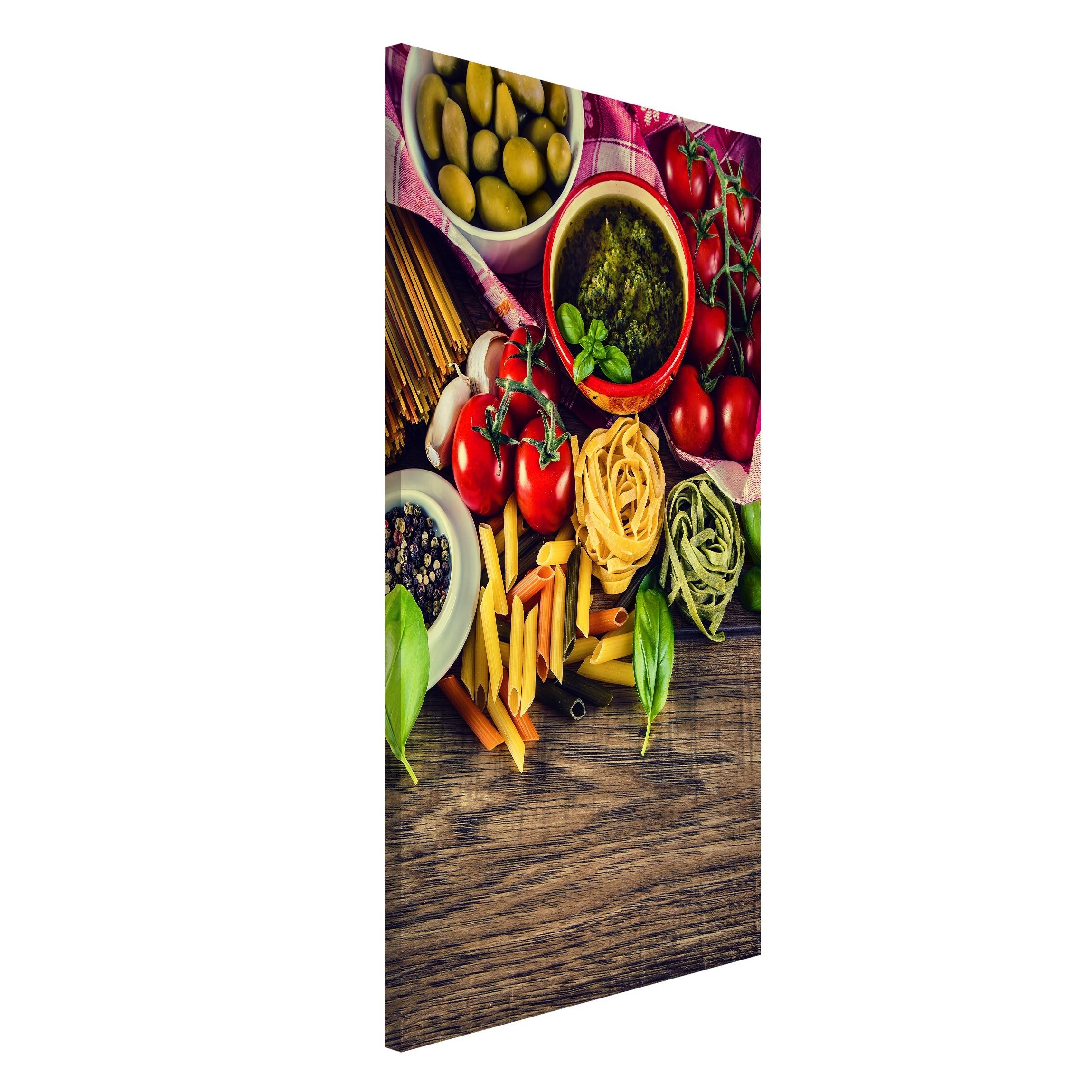 Bilderdepot24 Magnettafel Küche bunt Pasta, (1-tlg., günstig online kaufen