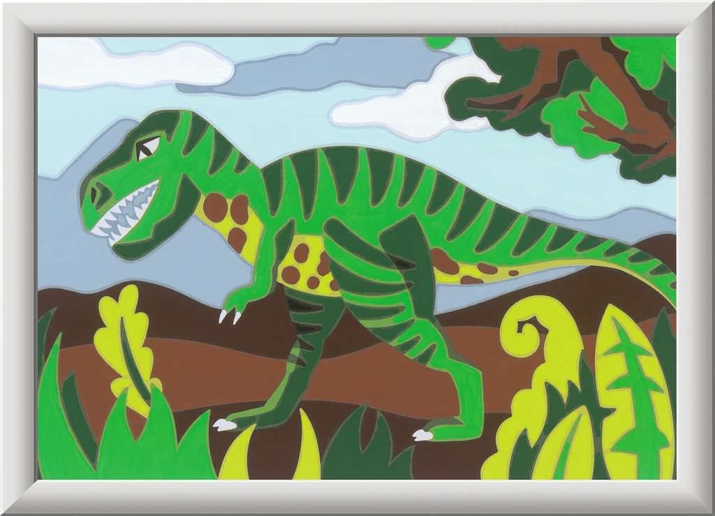 Thumbnail - Ravensburger Verlag GmbH Malen nach Zahlen Ravensburger Malen nach Zahlen Serie E Hungriger Dinosaurier