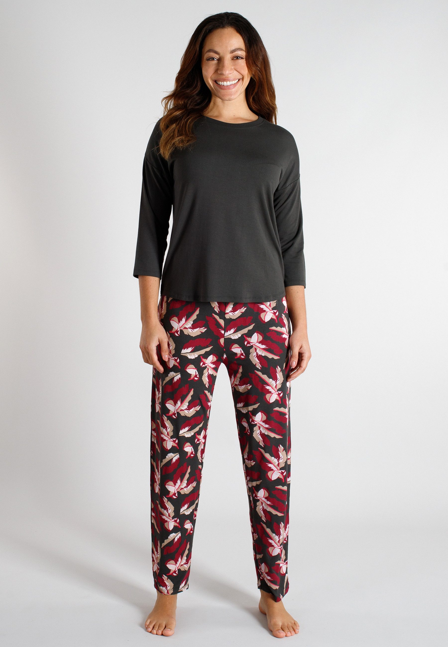 TOM TAILOR Pyjama atmungsaktiv, Viskosemix günstig online kaufen