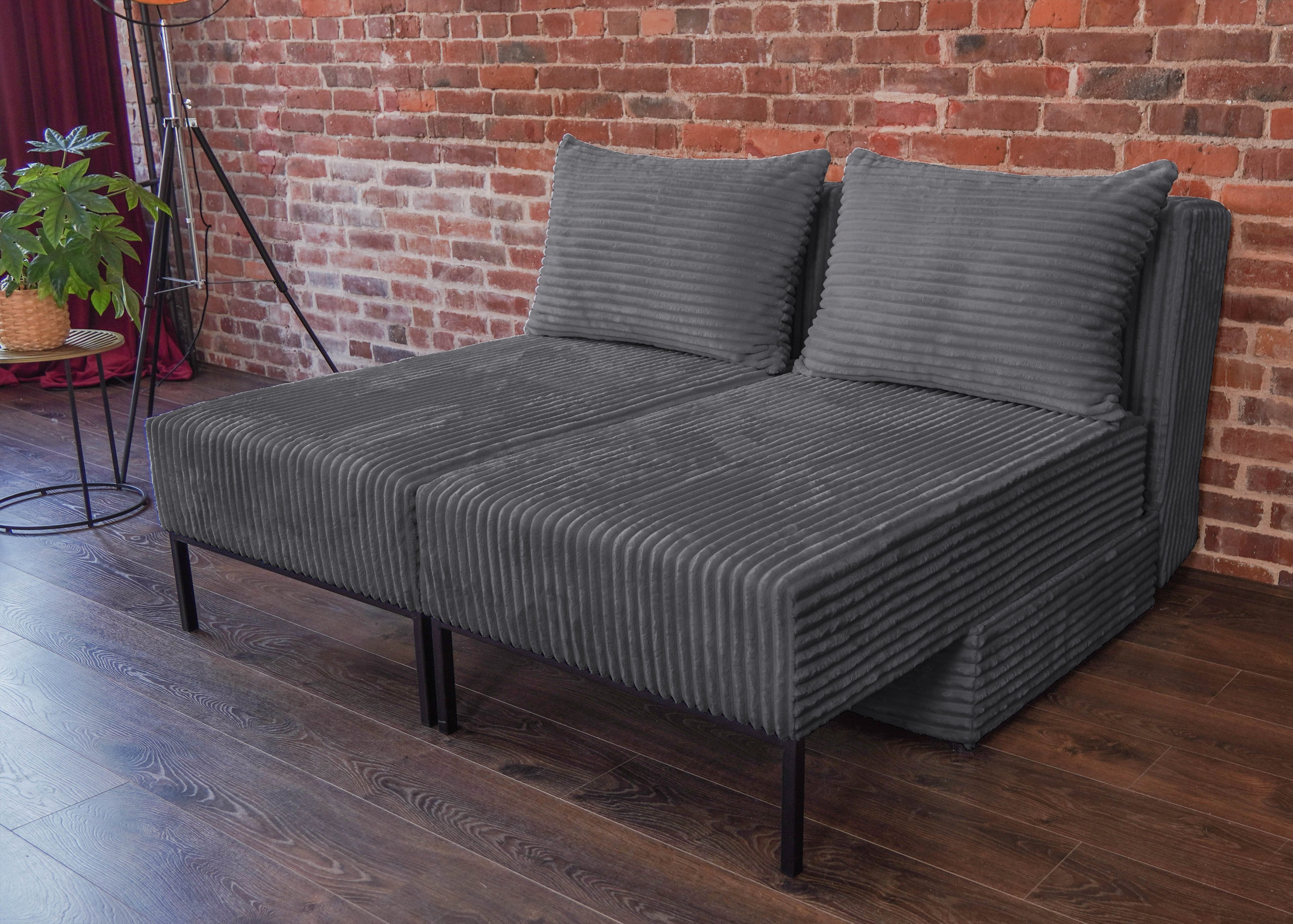 Kaiser Möbel Chaiselongue Sofa,Ecksofa, Betten, MOOKA 4in1-Multifunktions-System, Sofa mit Schlaffunktion, Eckcouch, Bett, Chaiselongue (4in1)