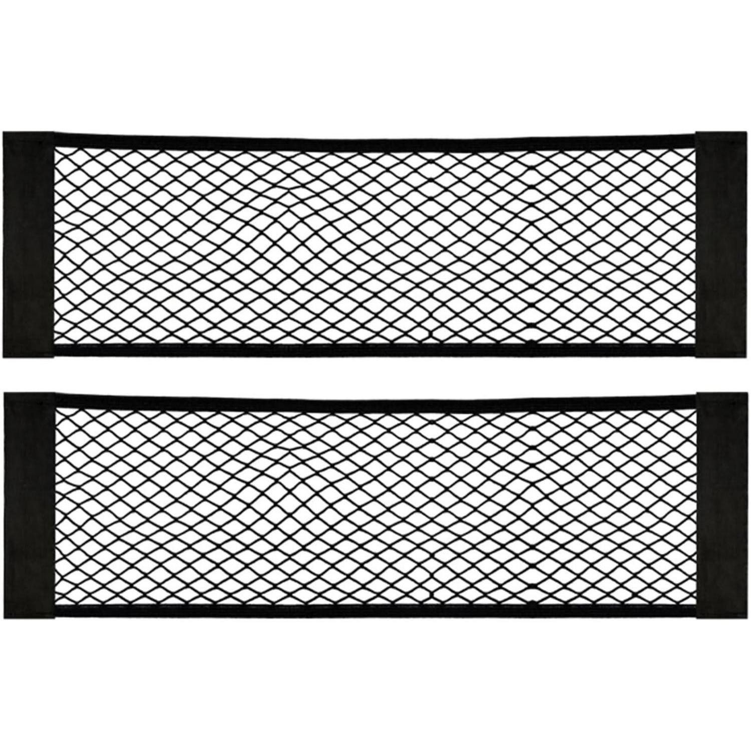 LuxusKollektion Schutzgitter Kofferraumnetz Gepäcknetz Auto elastisch 85x25cm( 2 Stück)