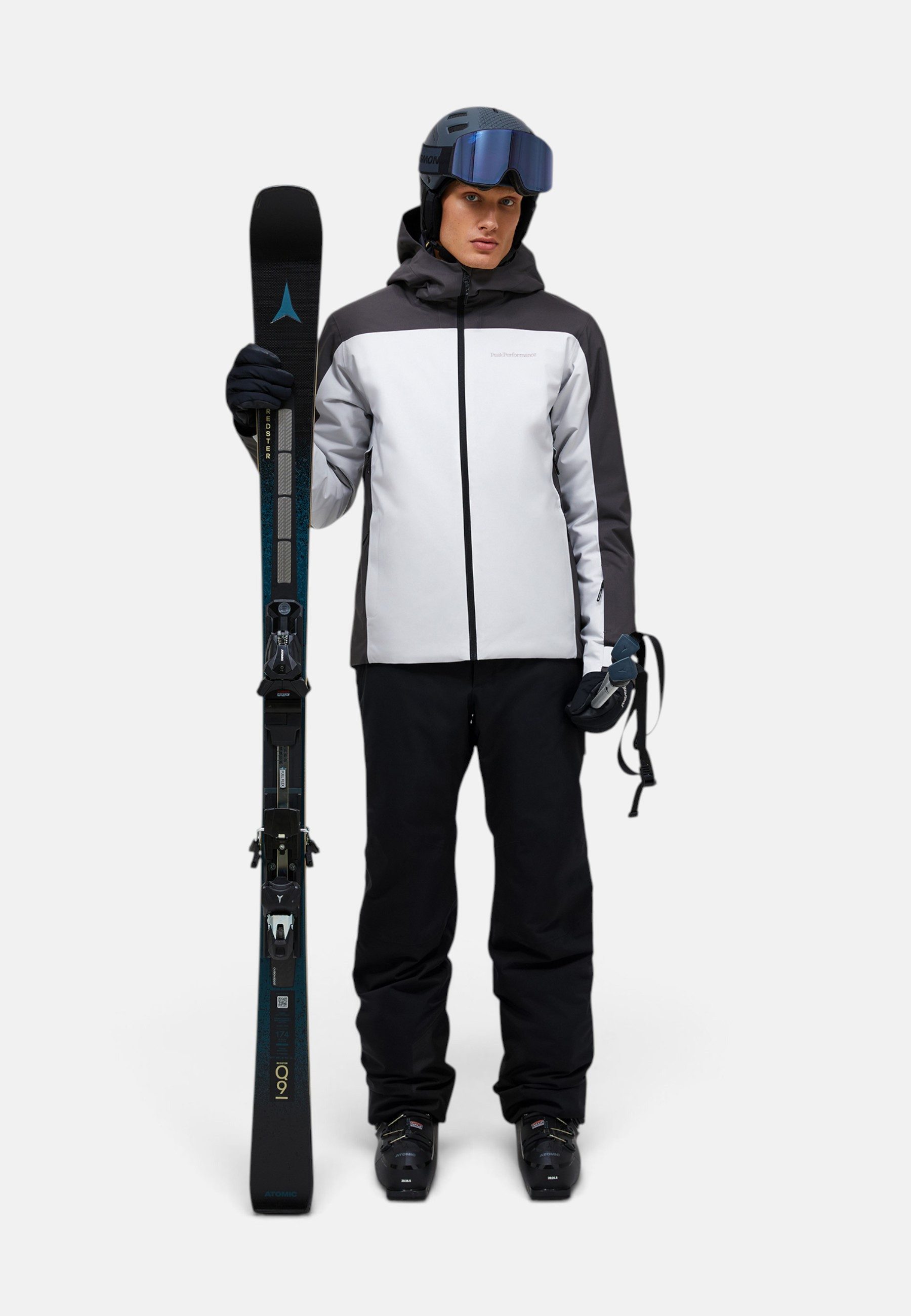 Peak Performance Skijacke M Maroon Blocked Hipe® 2l Insulated Shell Jacket