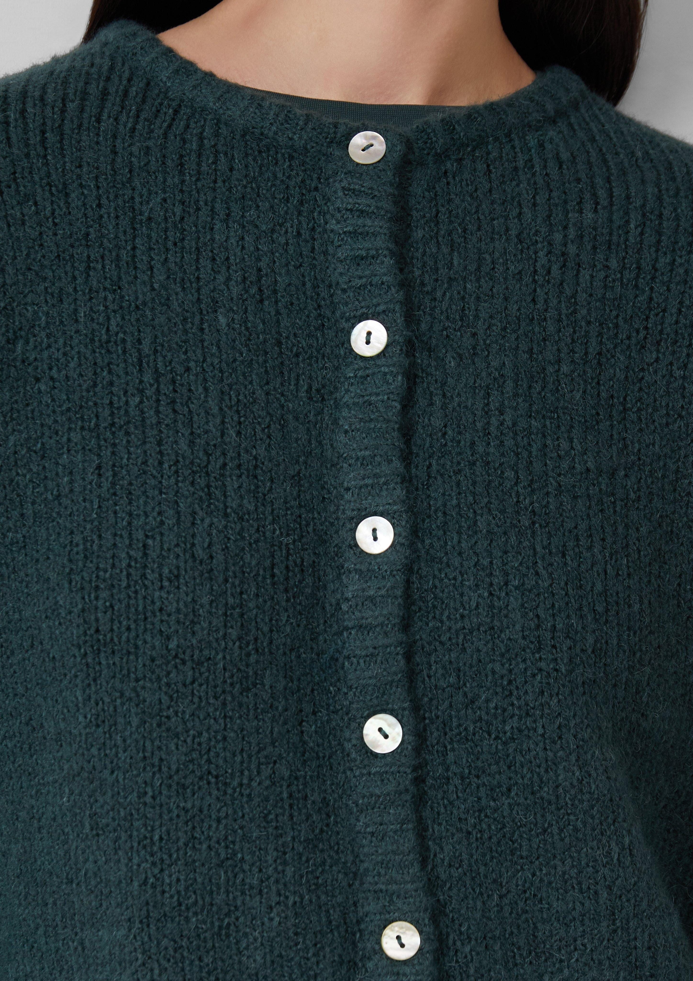 s.Oliver Strickjacke Weiche Strickjacke aus Alpakamix günstig online kaufen