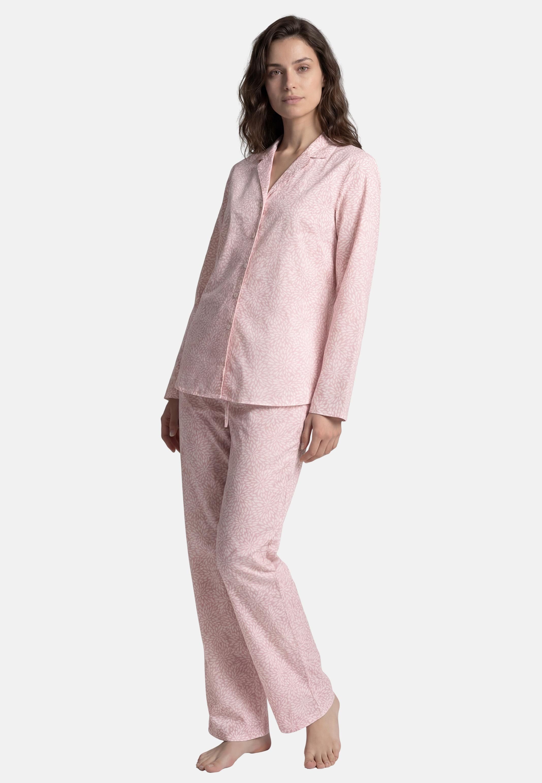 seidensticker Pyjama Classic Web Pyjama - Baumwolle - Atmungsaktiv
