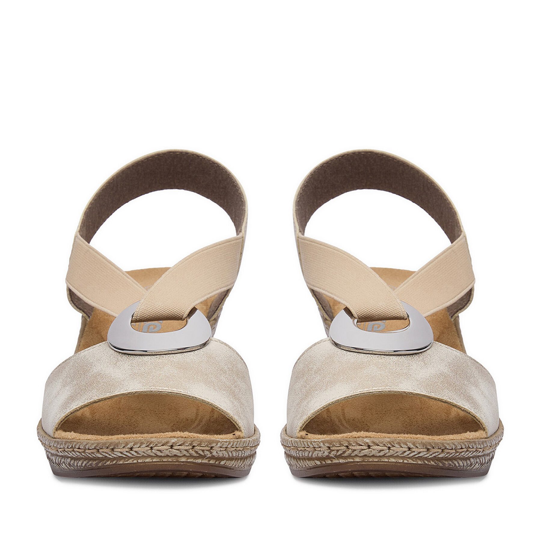 Rieker Rieker Damen-Sandalen Beige 624H6-60 Sandale