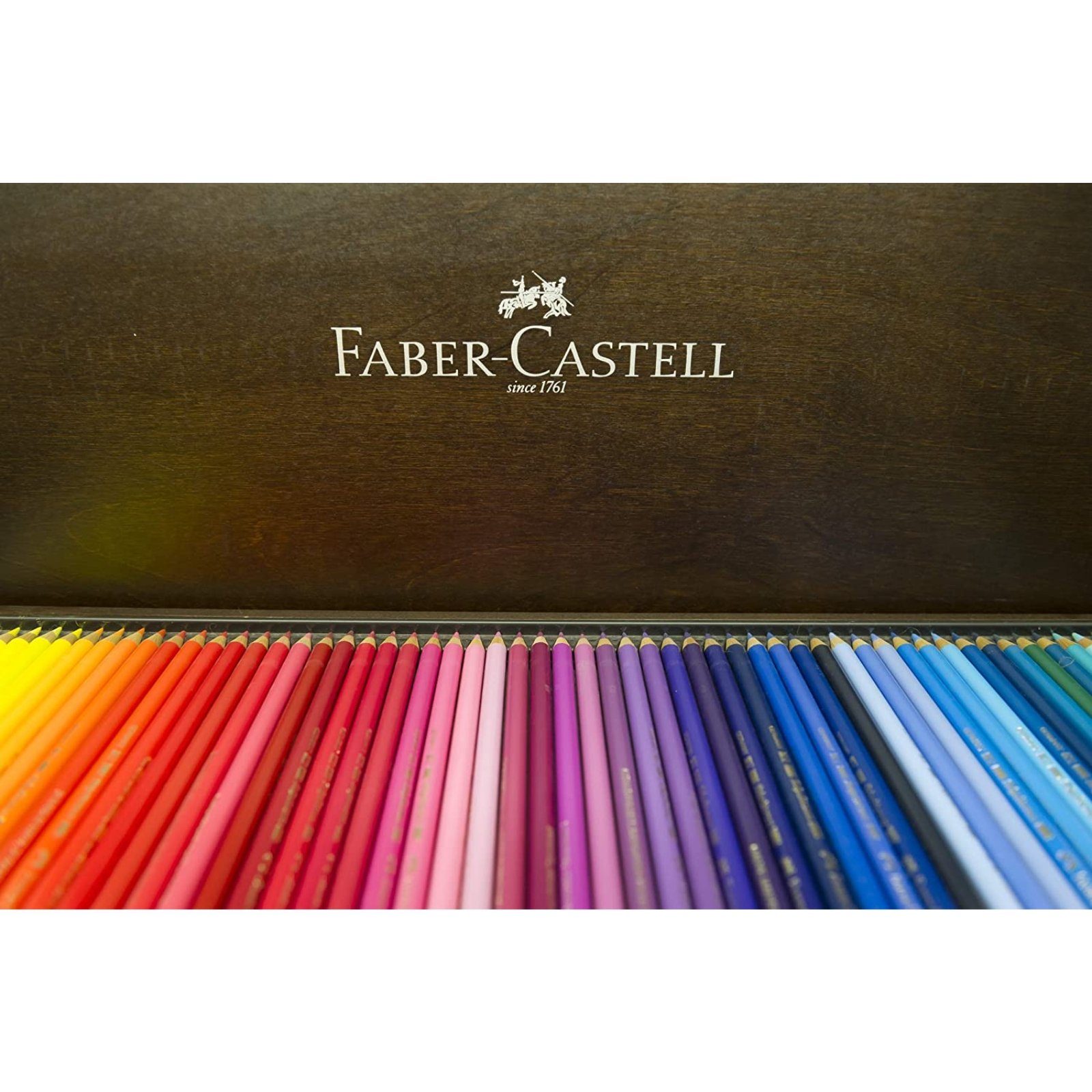 Faber-Castell Künstlerstift Faber-Castell Polychromos 120er Holzkoffer Farbstift 