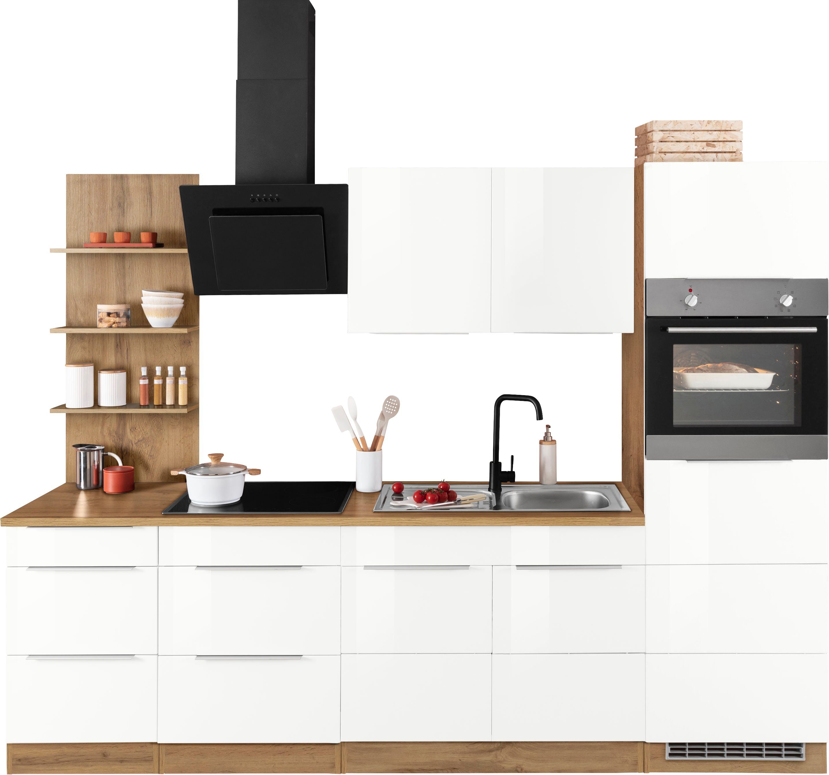 KOCHSTATION Küchenzeile KS-Brindisi Breite 270 cm, günstig online kaufen