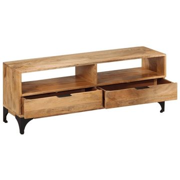 vidaXL TV-Schrank Fernsehtisch Mangoholz 120x35x45 cm (1-St)